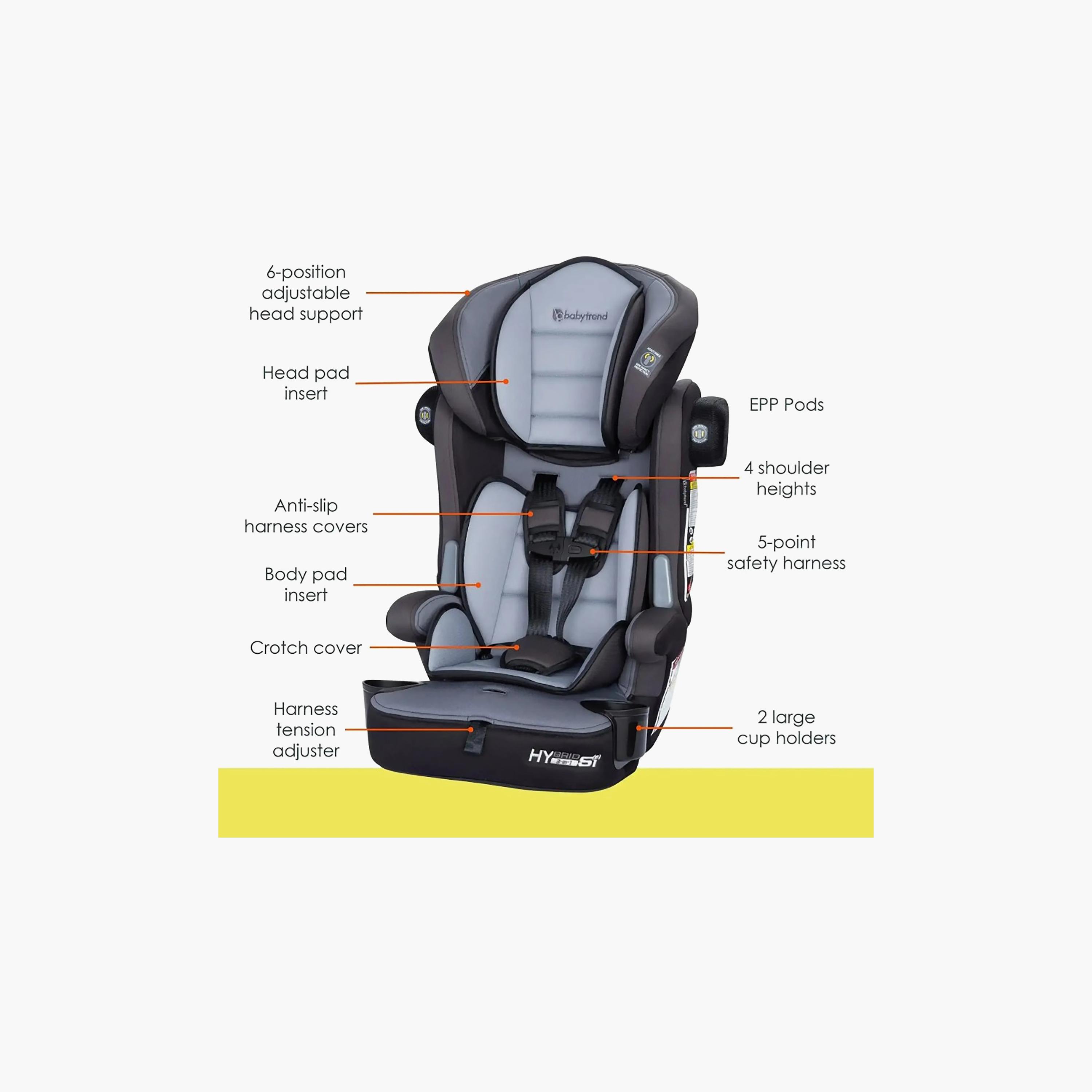 Baby Trend 3-In-1 Hybrid Sl Combination Booster Car Seat-baby-gear-carseats-image-2