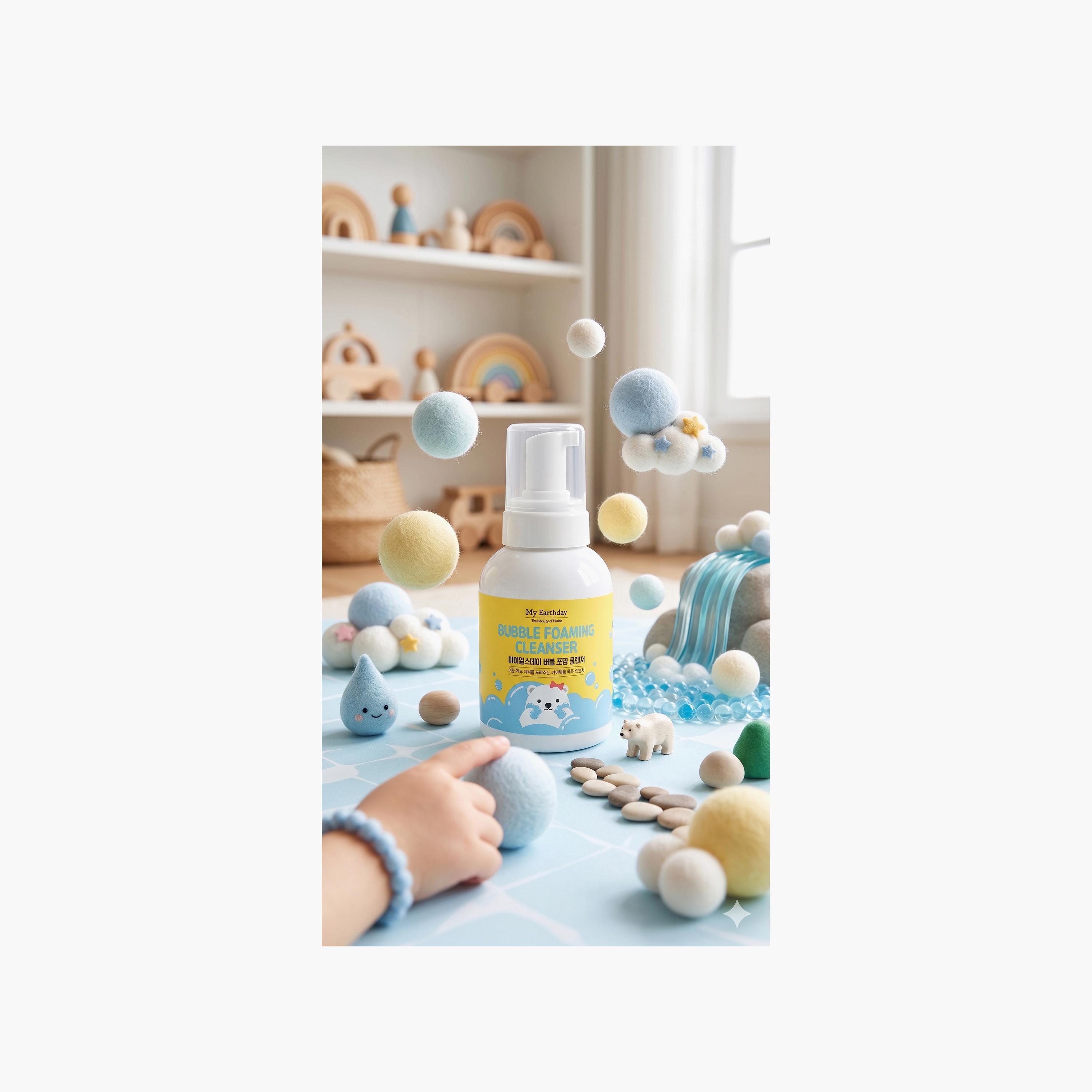 My Earth Day Bubble Foaming Cleanser - 300 ml-baby-bathandcare-hairbodyskincare-image-3