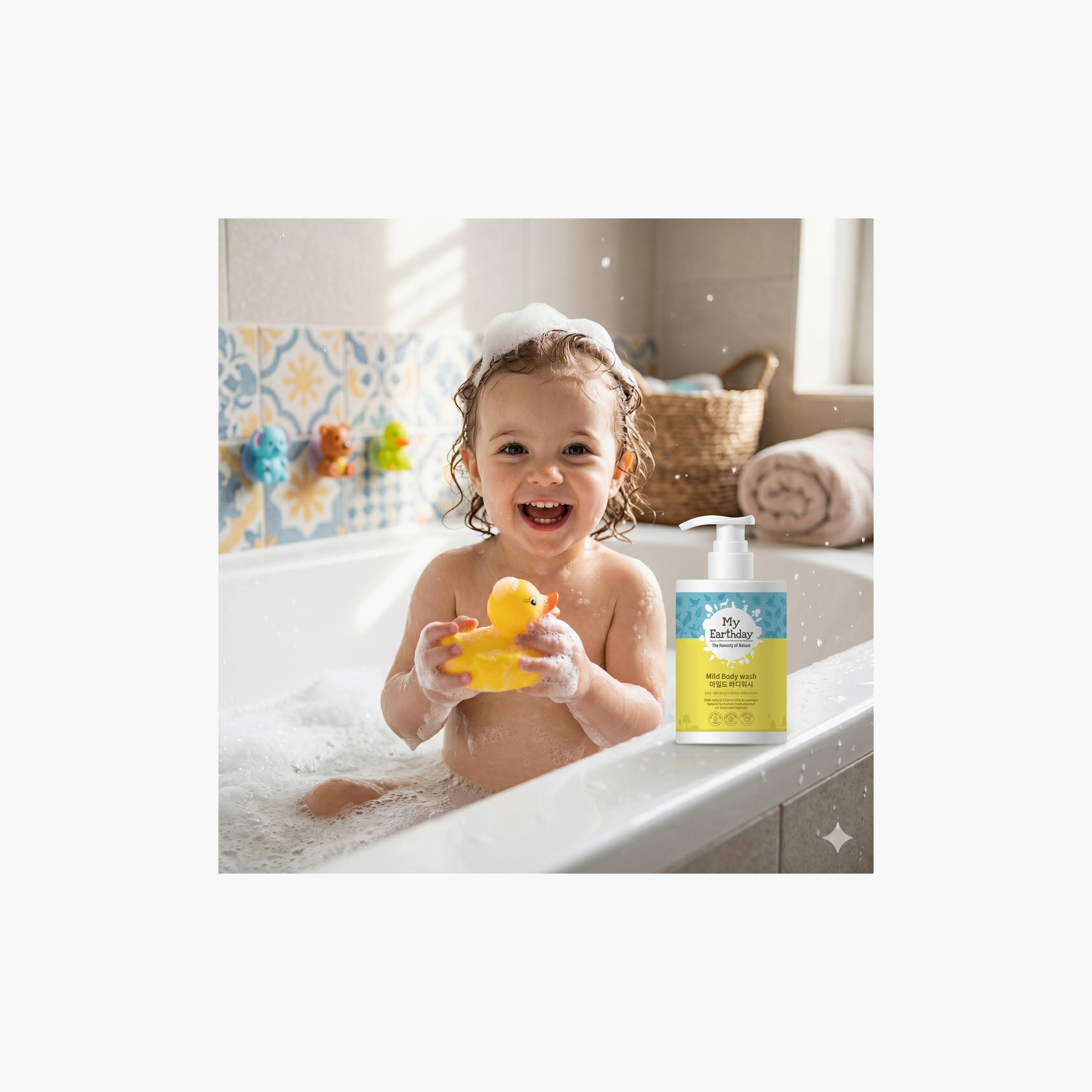 My Earth Day Mild Bodywash - 300 ml-baby-bathandcare-hairbodyskincare-bodywashandsoaps-image-2