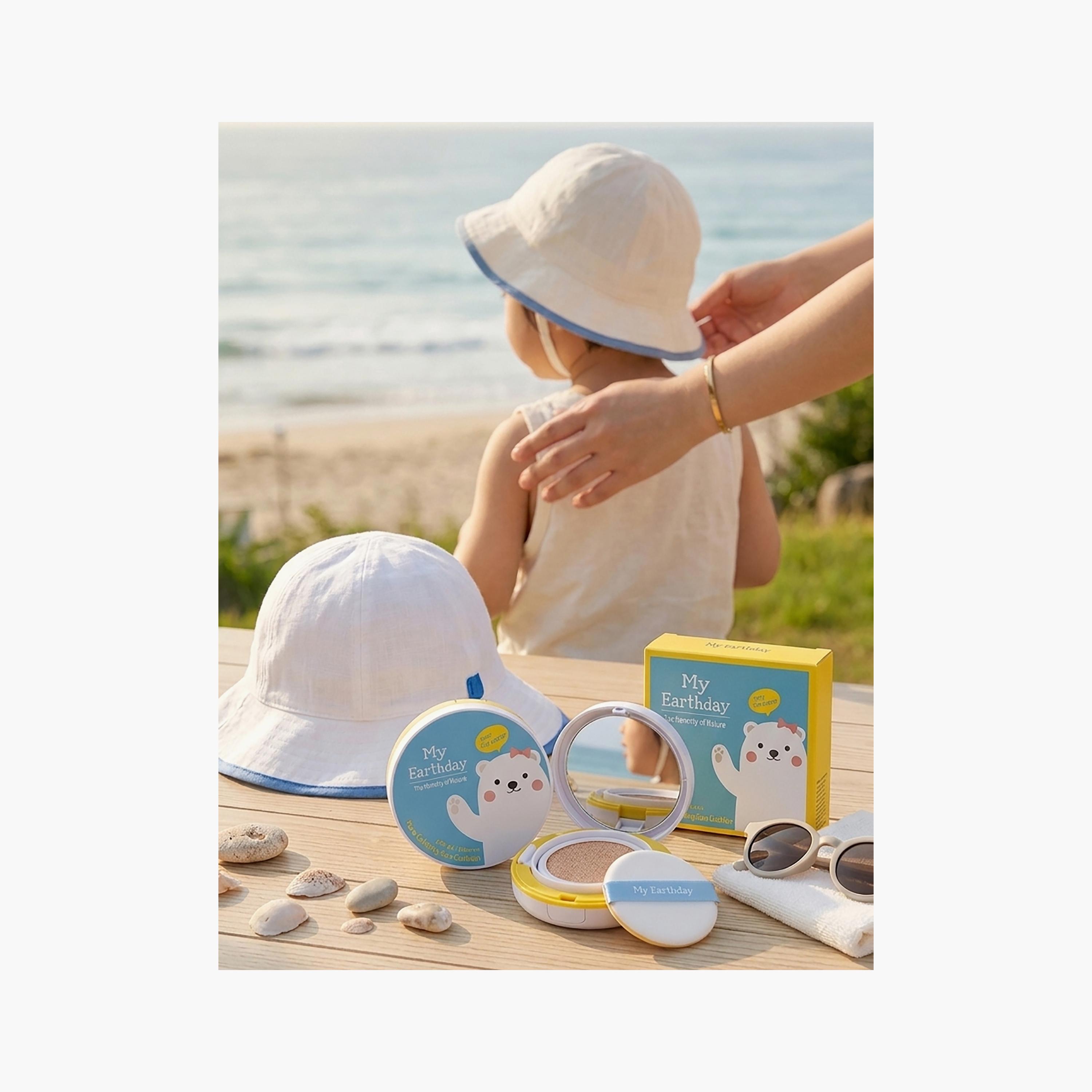 My Earth Day SPF44 PA++++ Pure Calming Sun Cushion - 15 gm-beautyandpersonalcare-babycare-babygrooming-image-2