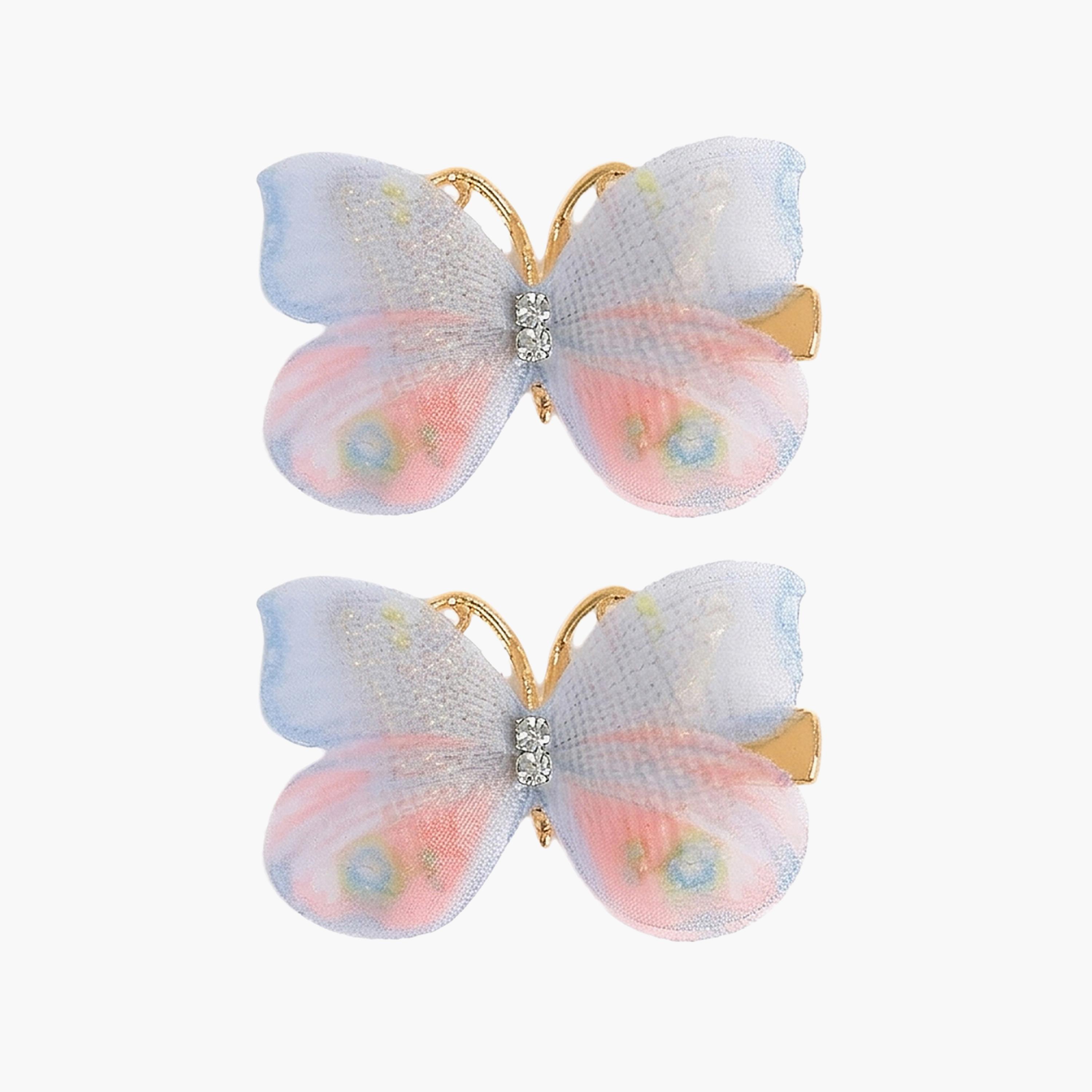 زوج مشابك شعر (توك) على شكل فراشة من ليتل لاكشريز-girls-accessories-hairaccessories-image-1