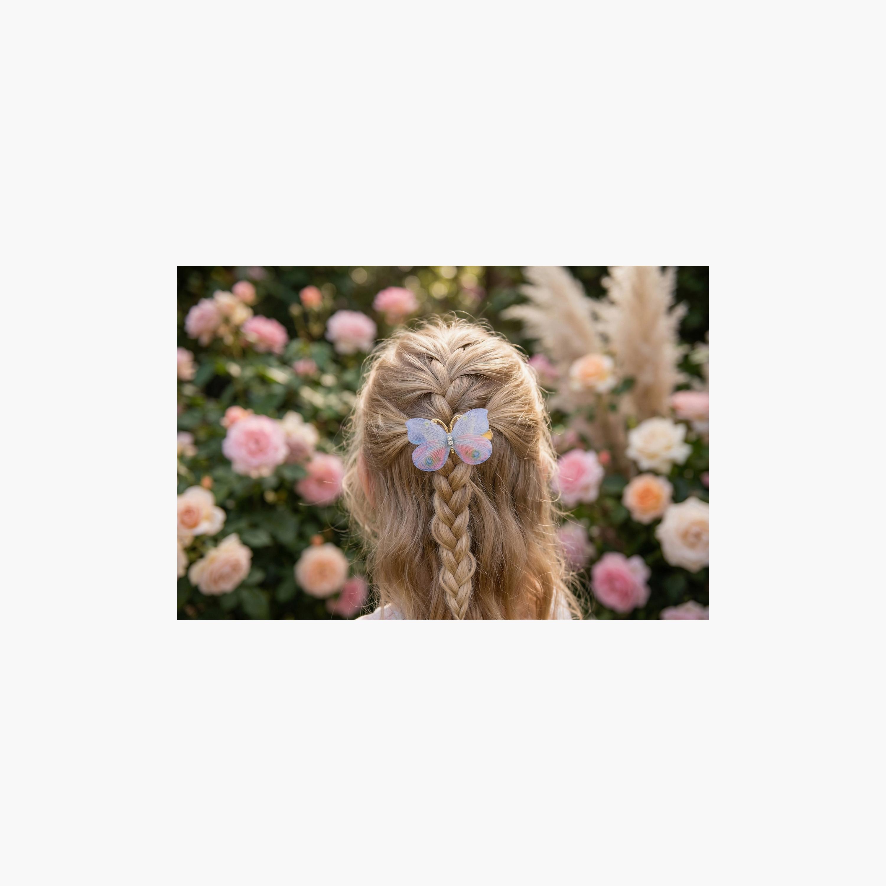 زوج مشابك شعر (توك) على شكل فراشة من ليتل لاكشريز-girls-accessories-hairaccessories-image-5