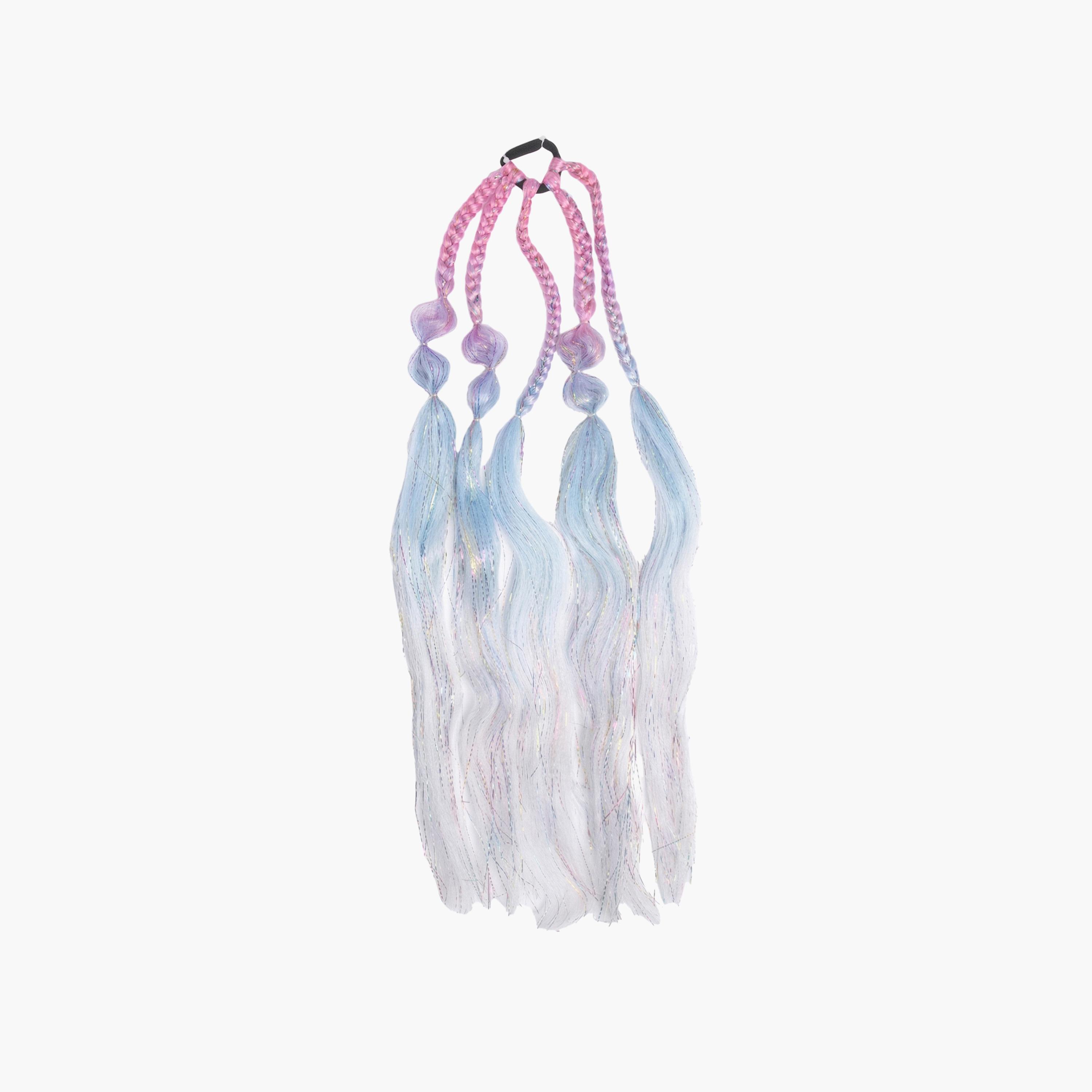 خصلة شعر مستعار (إكستنشن) بضفيرة لذيل الحصان من ليتل لاكشريز-girls-accessories-hairaccessories-image-1
