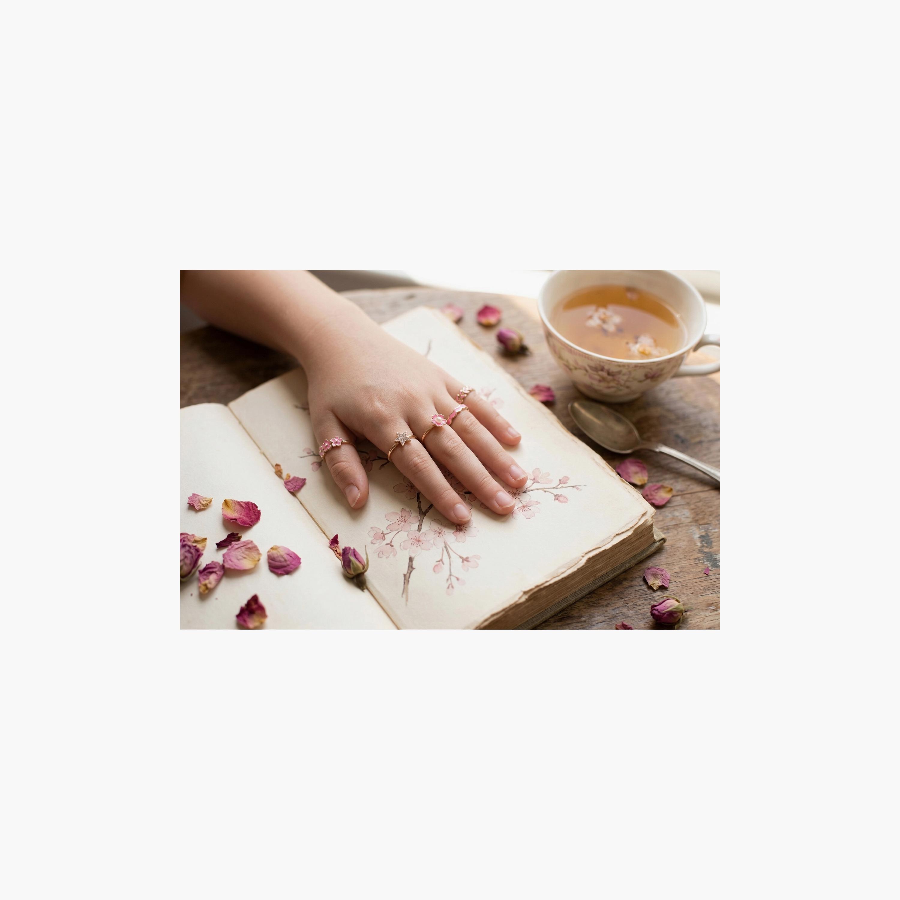 مجموعة خواتم مزينة ومزخرفة مكونة من 5 قطع من ليتل لاكشريز-girls-accessories-jewellery-image-3
