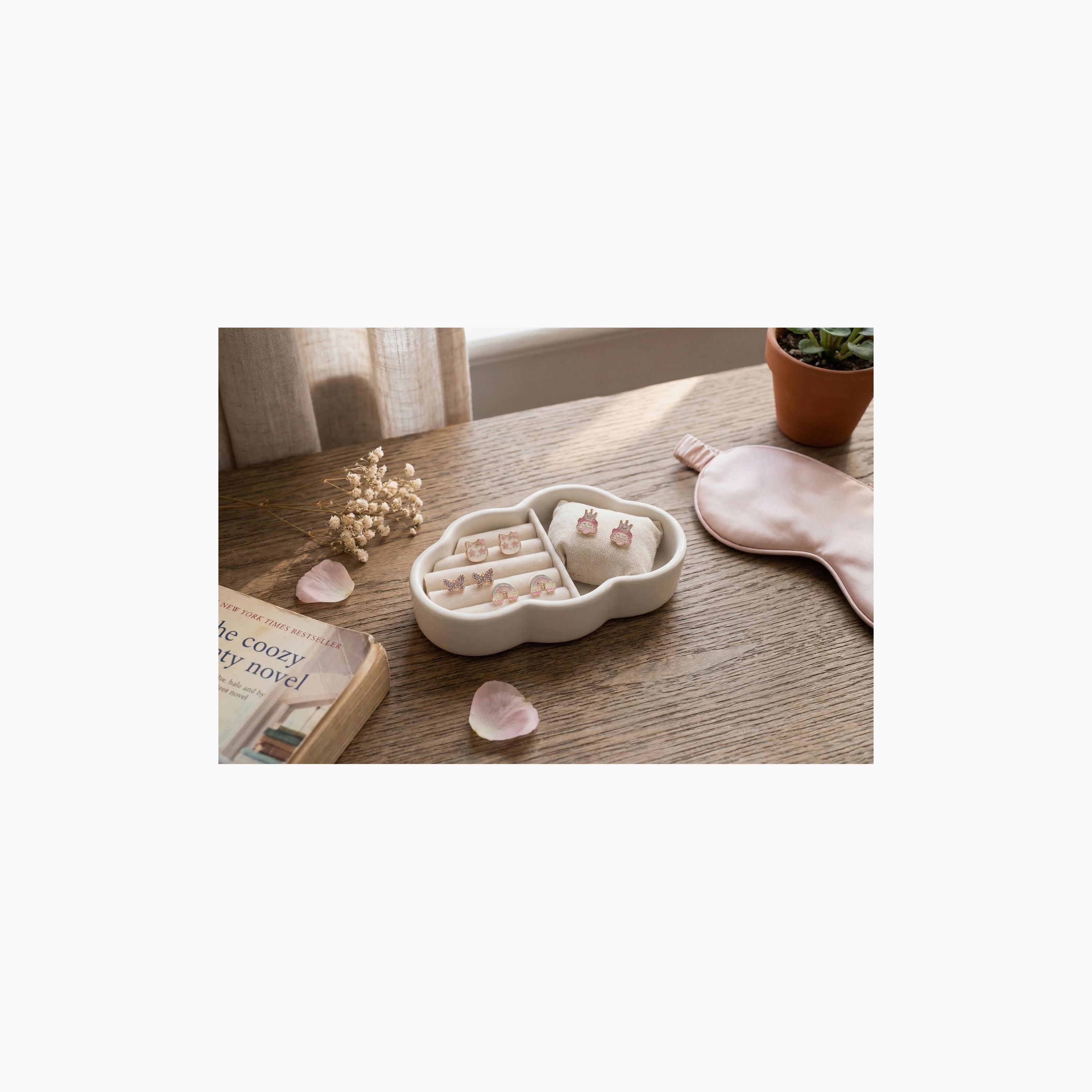 مجموعة أقراط (حلقان) "الملاك الصغير" مكونة من 4 أزواج من ليتل لاكشريز-girls-accessories-jewellery-image-4