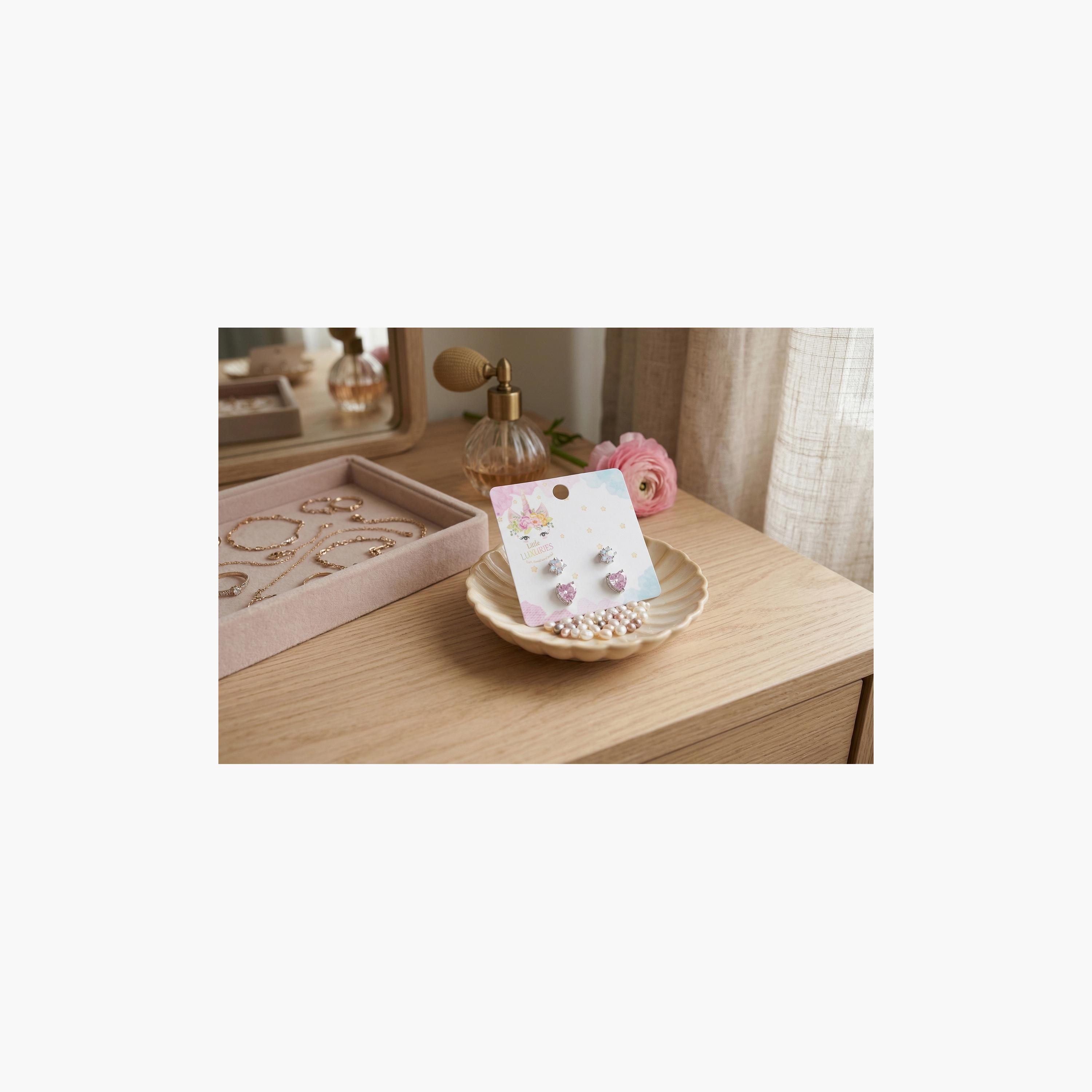 مجموعة أقراط (حلقان) "الملاك الصغير" مكونة من زوجين من ليتل لاكشريز-girls-accessories-jewellery-image-3