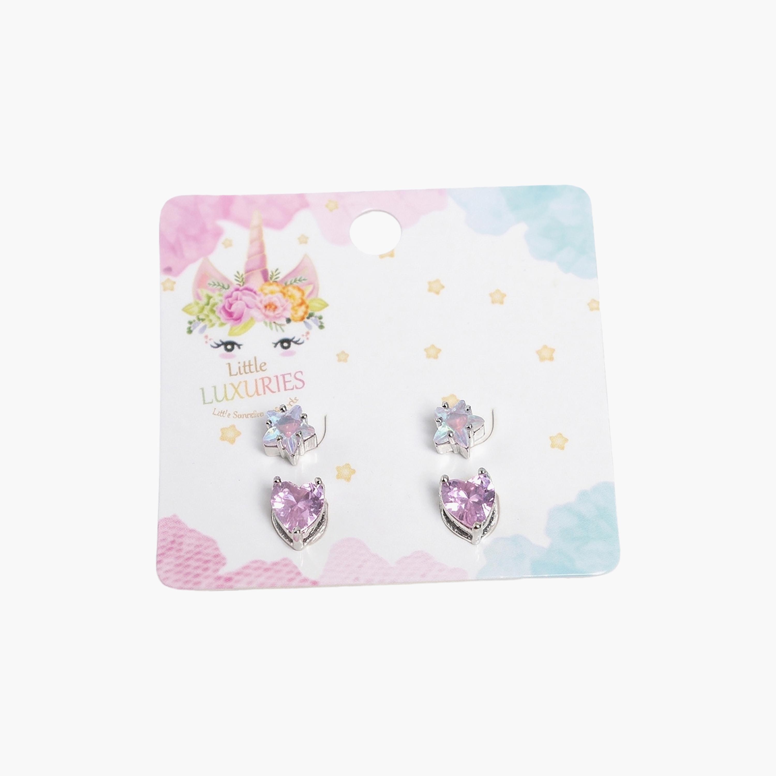 مجموعة أقراط (حلقان) "الملاك الصغير" مكونة من زوجين من ليتل لاكشريز-girls-accessories-jewellery-image-5