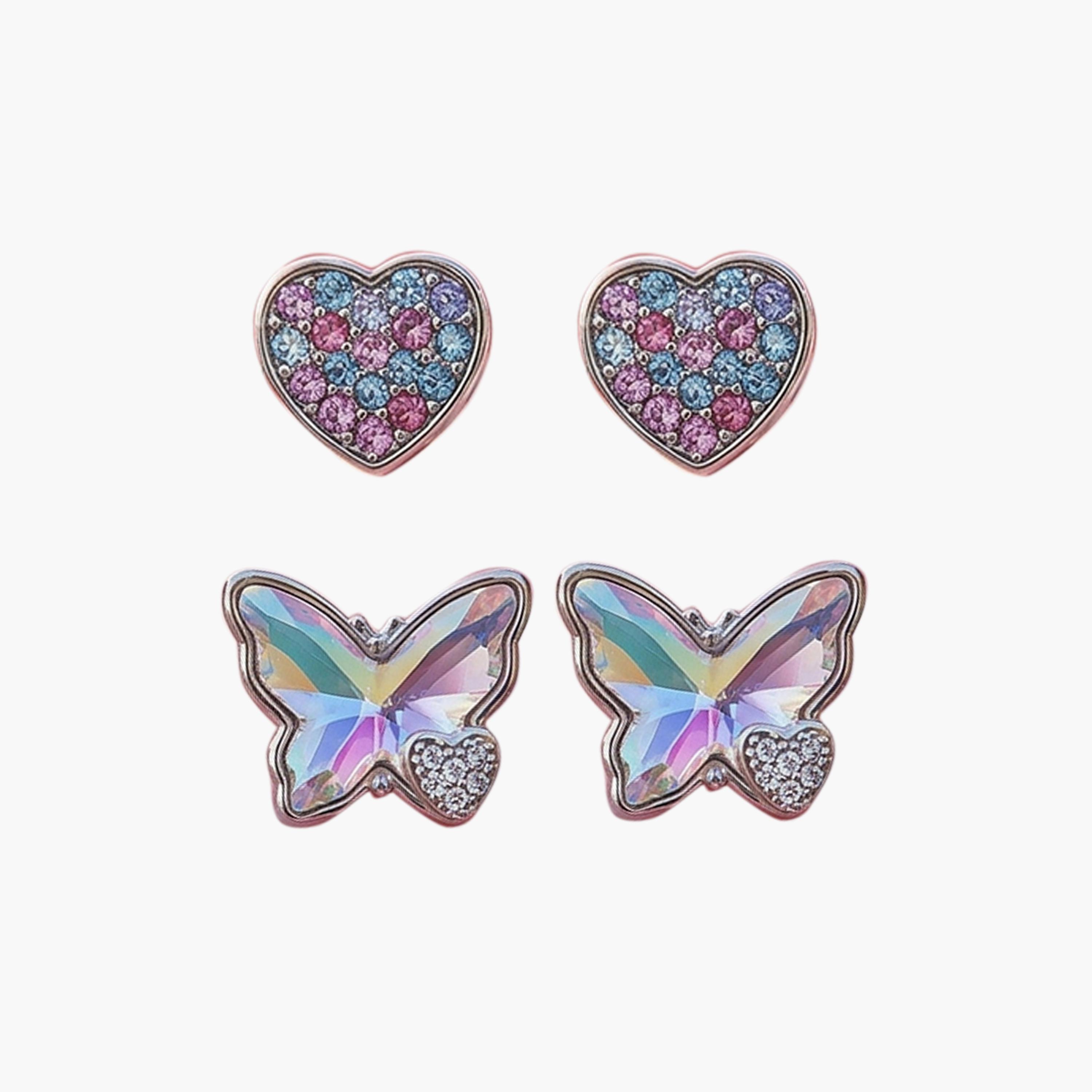 مجموعة أقراط (حلقان) "الملاك الصغير" مكونة من زوجين من ليتل لاكشريز-girls-accessories-jewellery-image-1