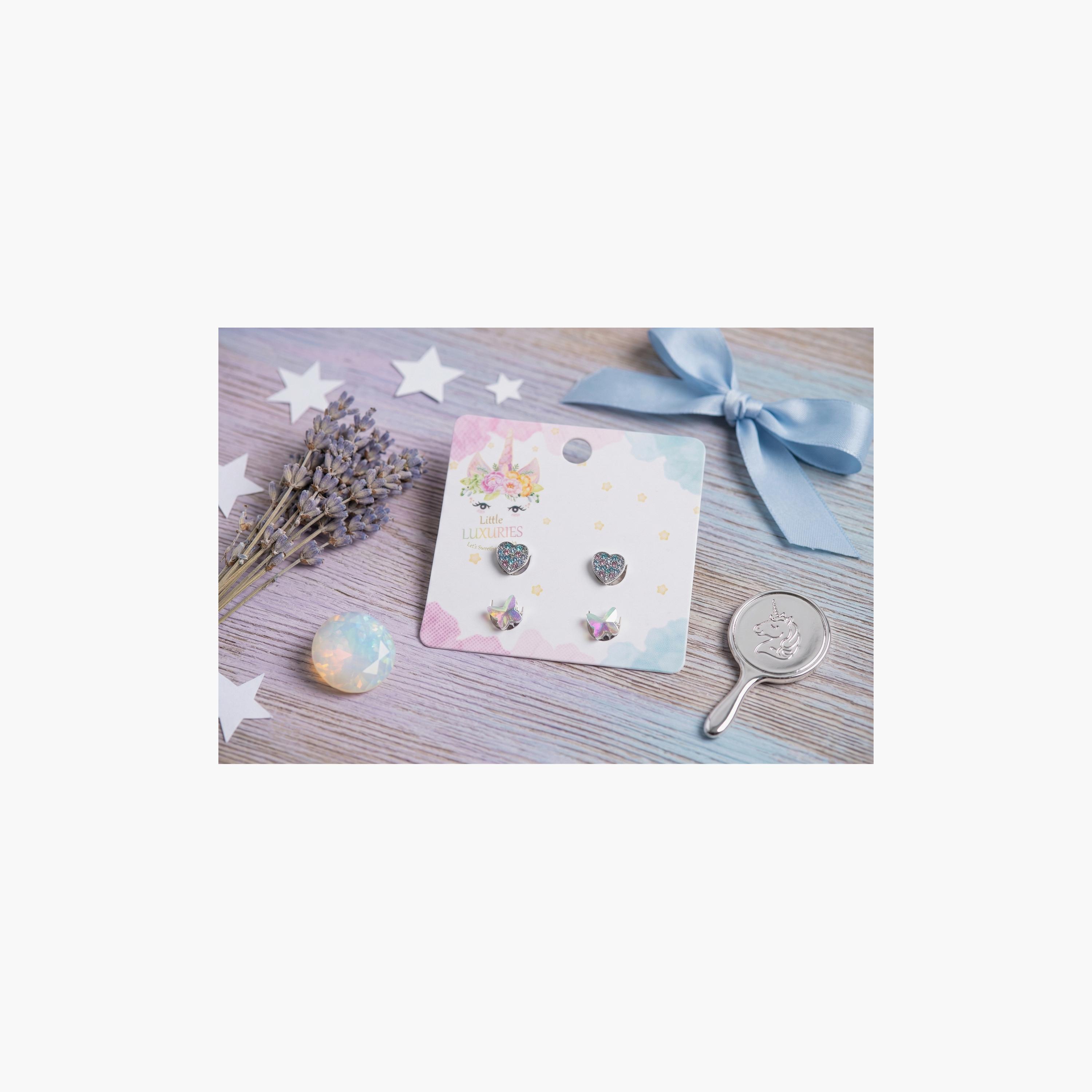 مجموعة أقراط (حلقان) "الملاك الصغير" مكونة من زوجين من ليتل لاكشريز-girls-accessories-jewellery-image-3