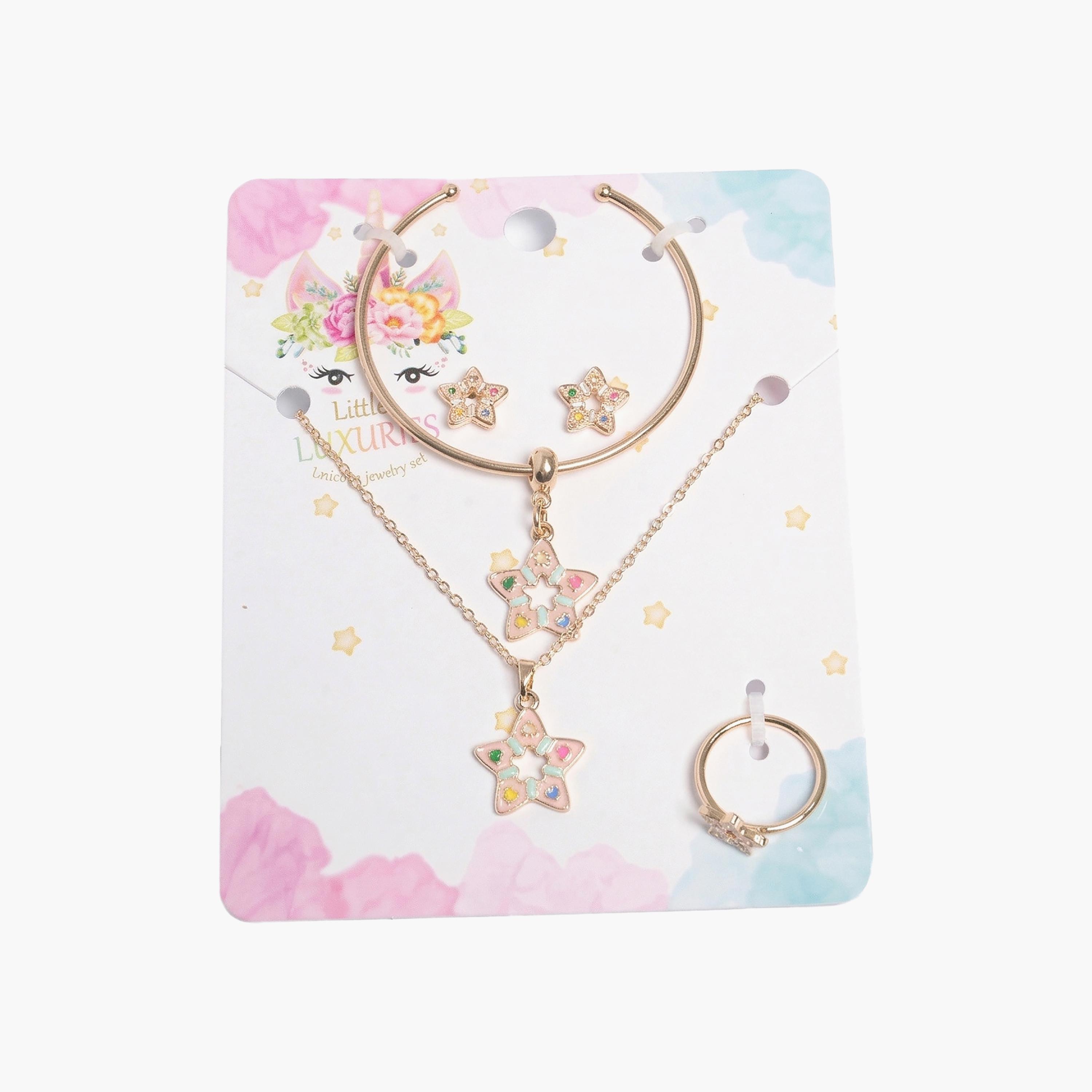 مجموعة مجوهرات وإكسسوارات من المينا على شكل نجمة من ليتل لاكشريز-girls-accessories-jewellery-image-4