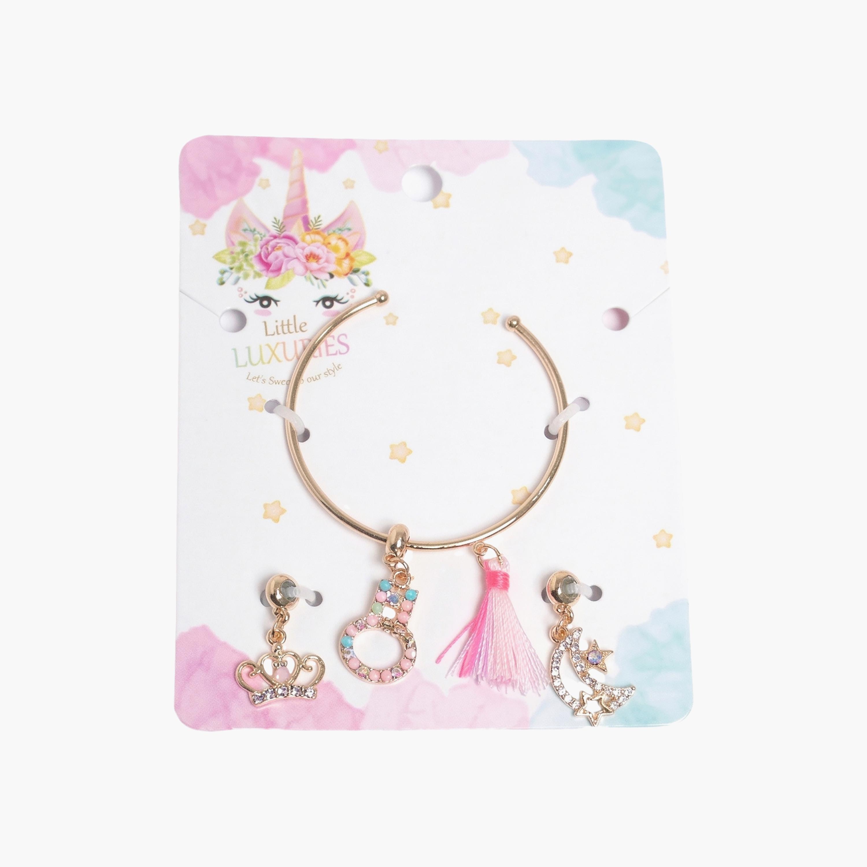 إسورة (غويشة) مع إكسسوارات ودلايات صغيرة من ليتل لاكشريز-girls-accessories-jewellery-image-4