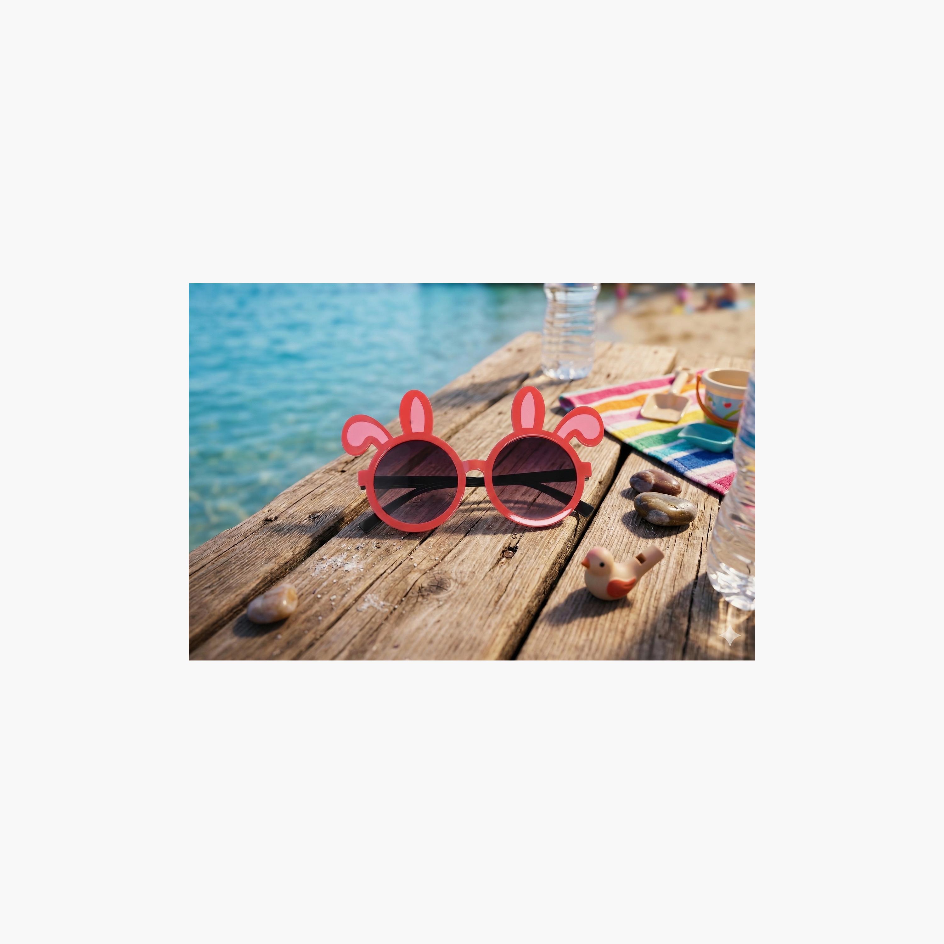 نظارة شمسية دائرية بأذن أرنب كرتوني لطيف من سمايل إن شيدز-girls-accessories-sunglasses-image-4