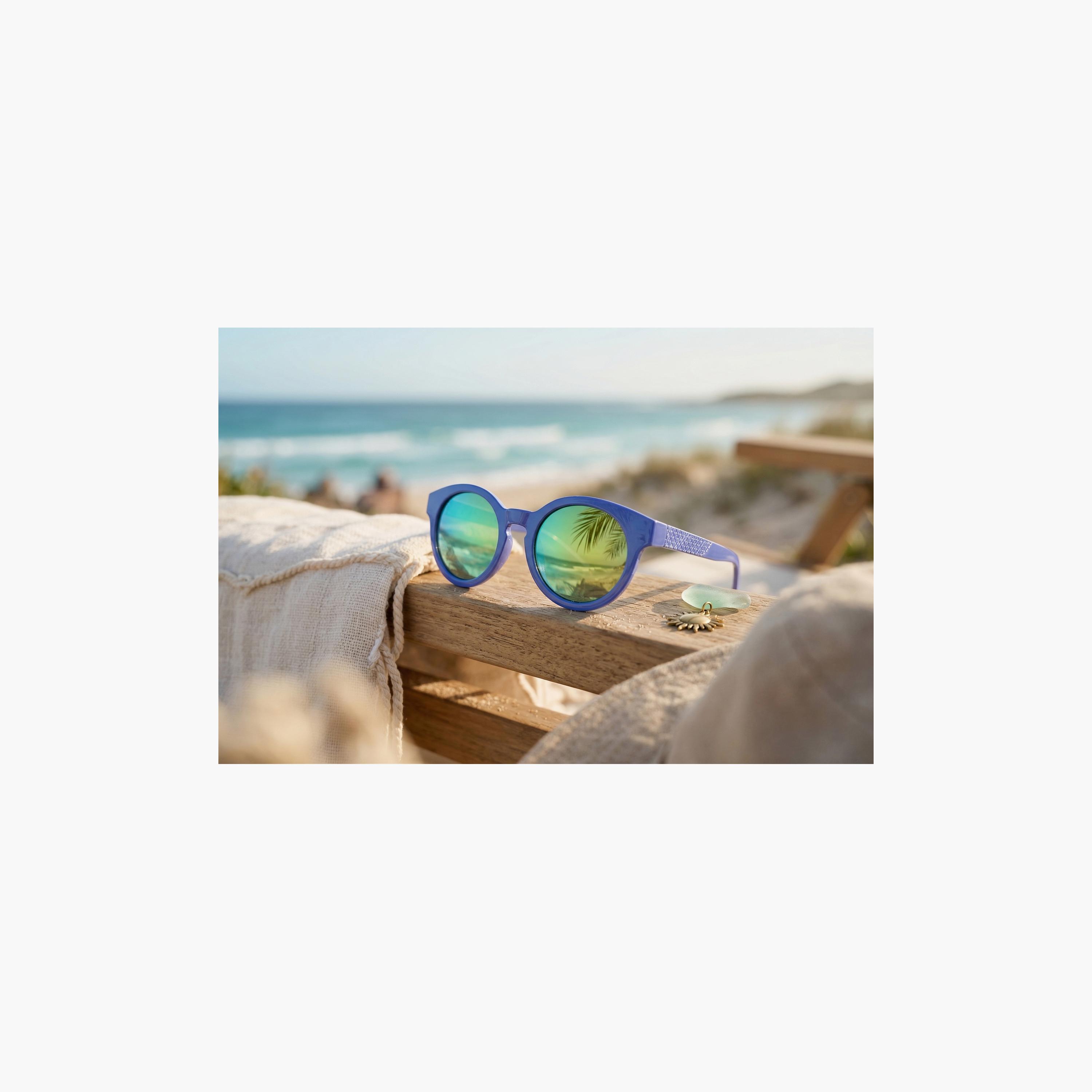 Smile In Shades Round Bright Sunglasses-girls-accessories-sunglasses-image-4