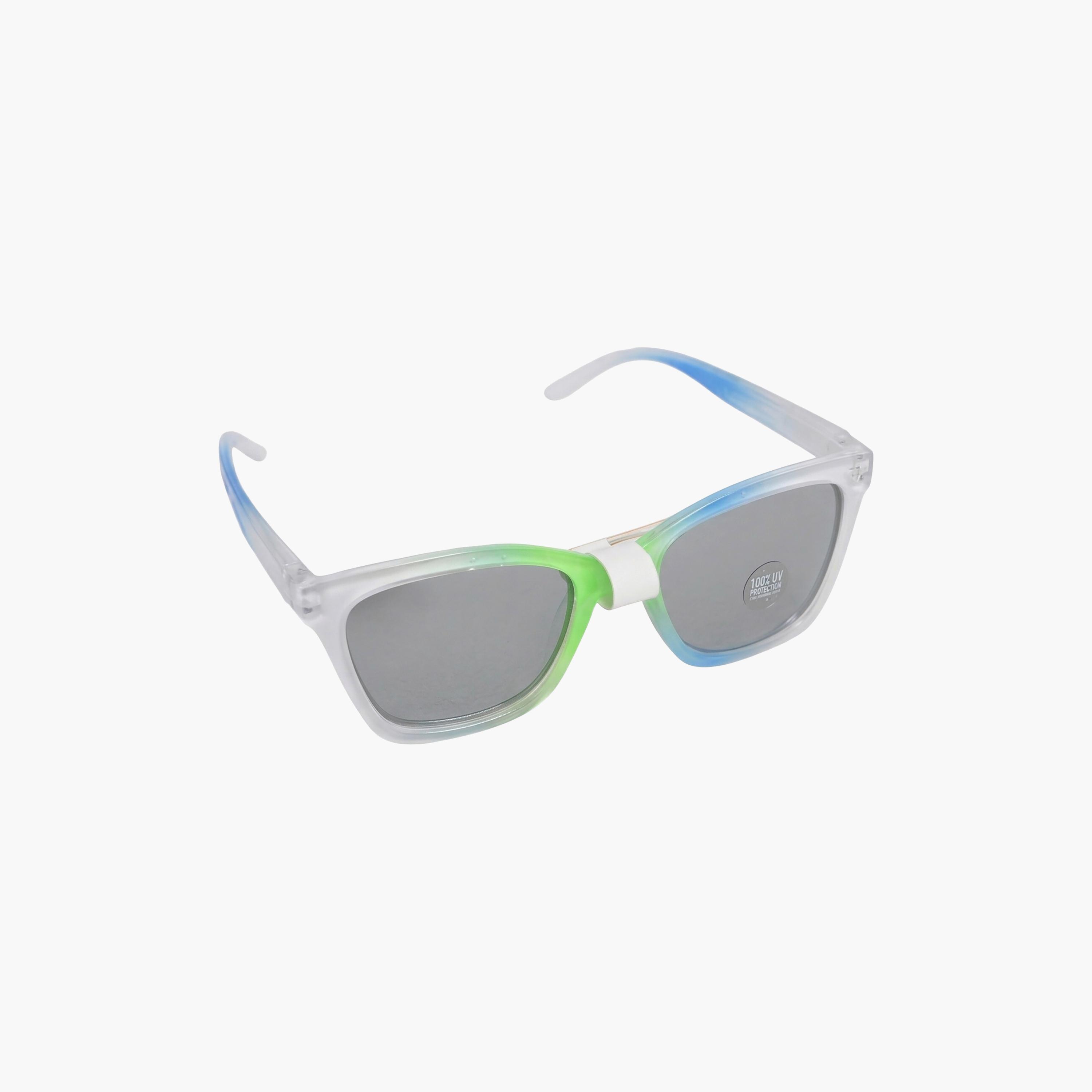 Smile In Shades Clear Frame Rectangular Sunglasses-girls-accessories-sunglasses-image-1
