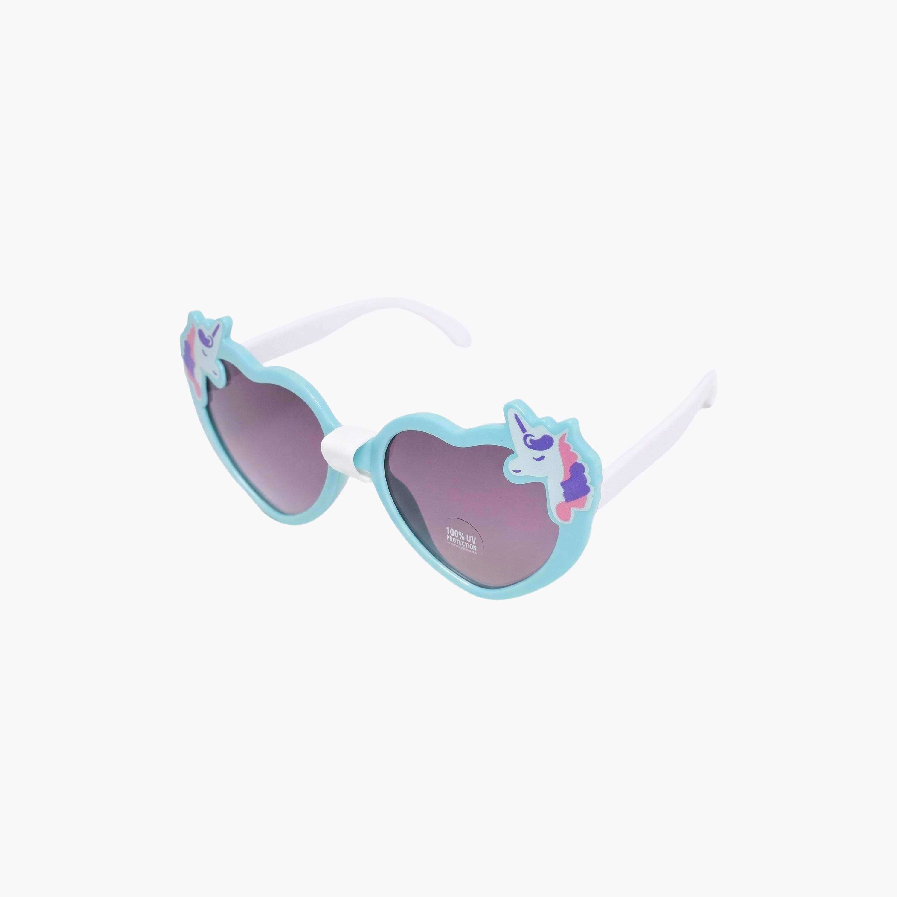 Smile In Shades Unicorn Heart Shape Sunglasses-girls-accessories-sunglasses-image-1