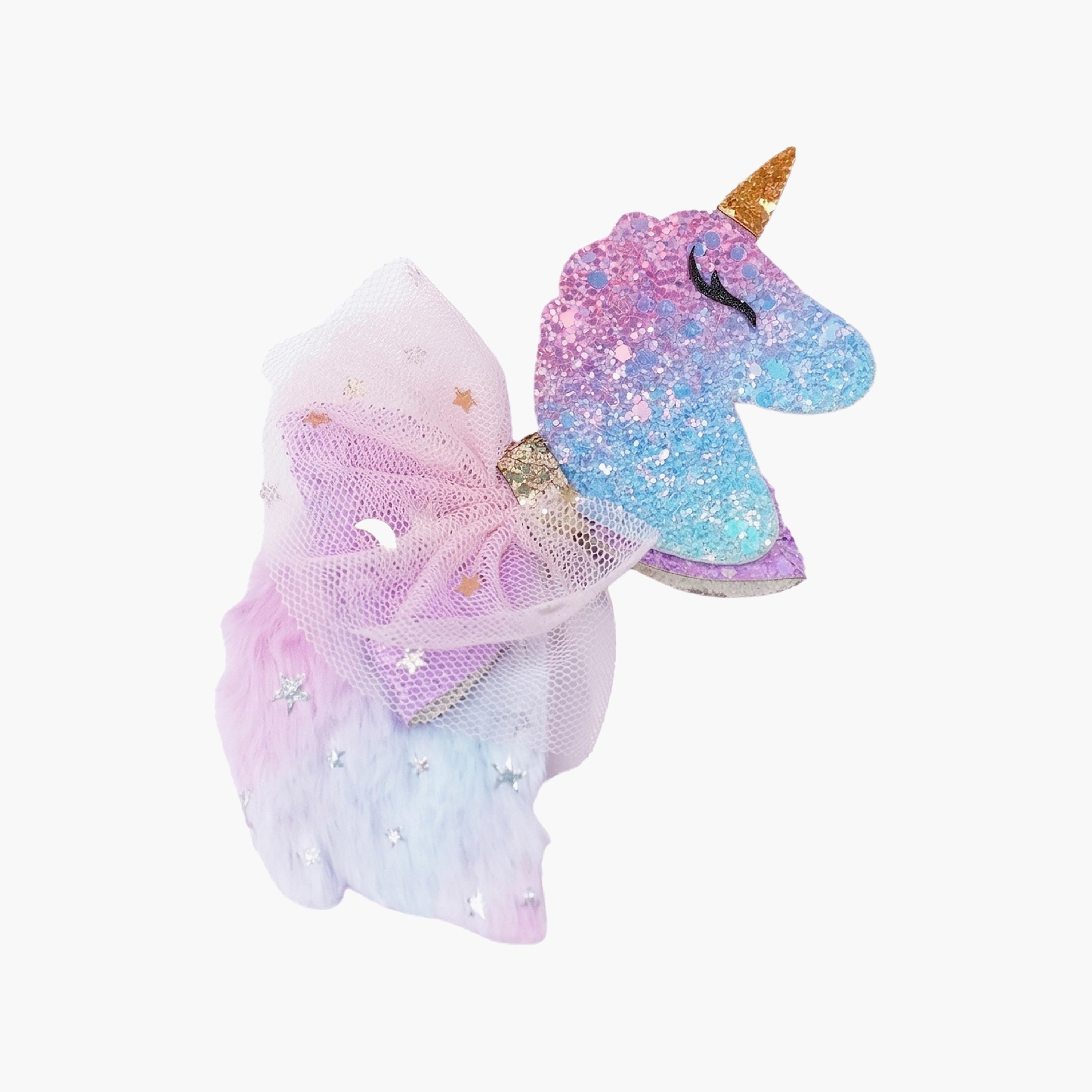 Little Luxuries Sparkle Unicorn Hairclip-girls-accessories-hairaccessories-image-1