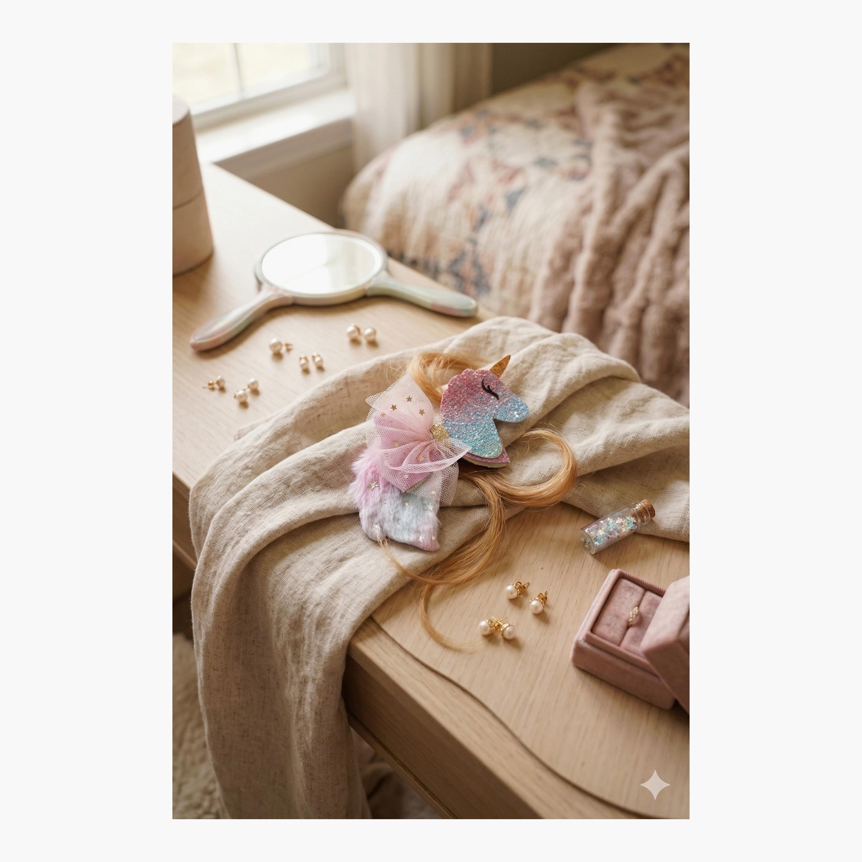 Little Luxuries Sparkle Unicorn Hairclip-girls-accessories-hairaccessories-image-3