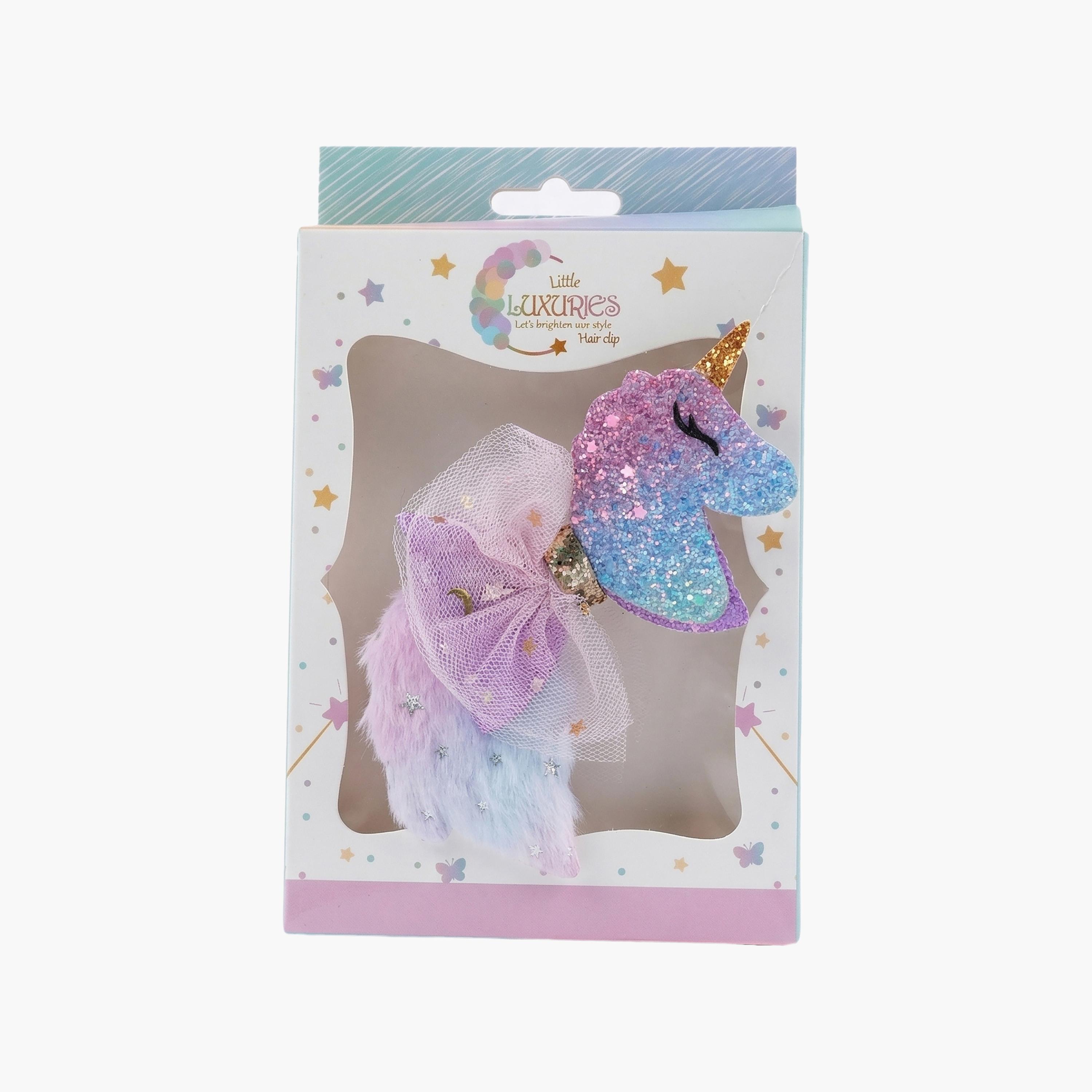 Little Luxuries Sparkle Unicorn Hairclip-girls-accessories-hairaccessories-image-5