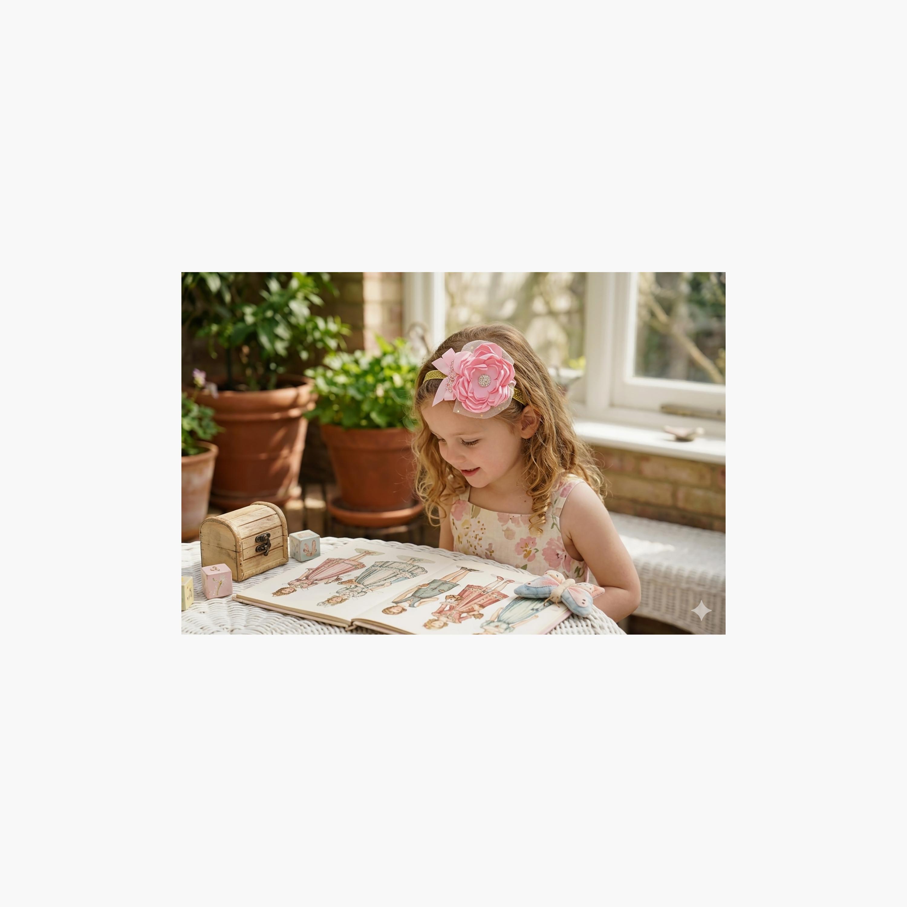 Little Luxuries Soft Flower & Crown Headband-girls-accessories-hairaccessories-image-2