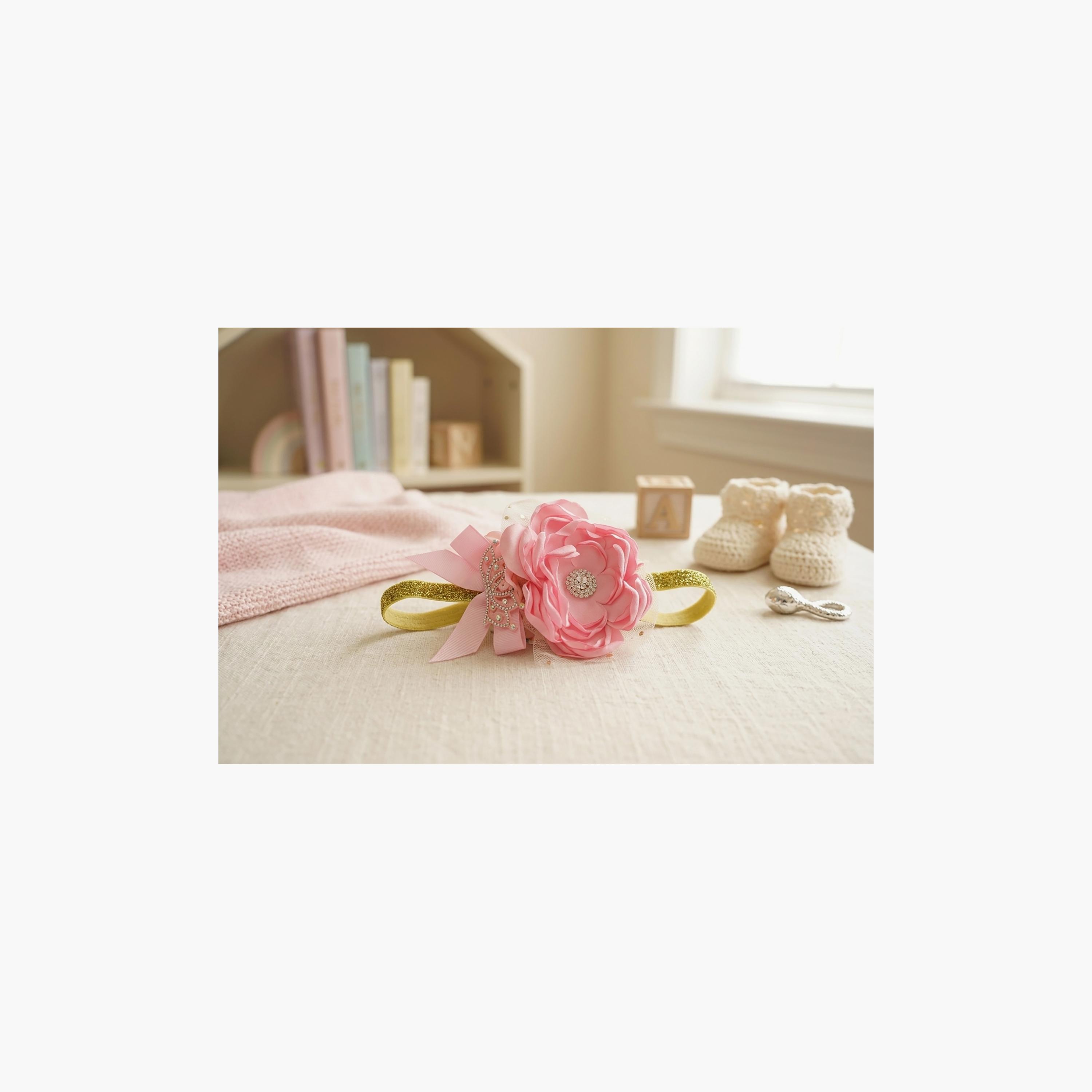 Little Luxuries Soft Flower & Crown Headband-girls-accessories-hairaccessories-image-3