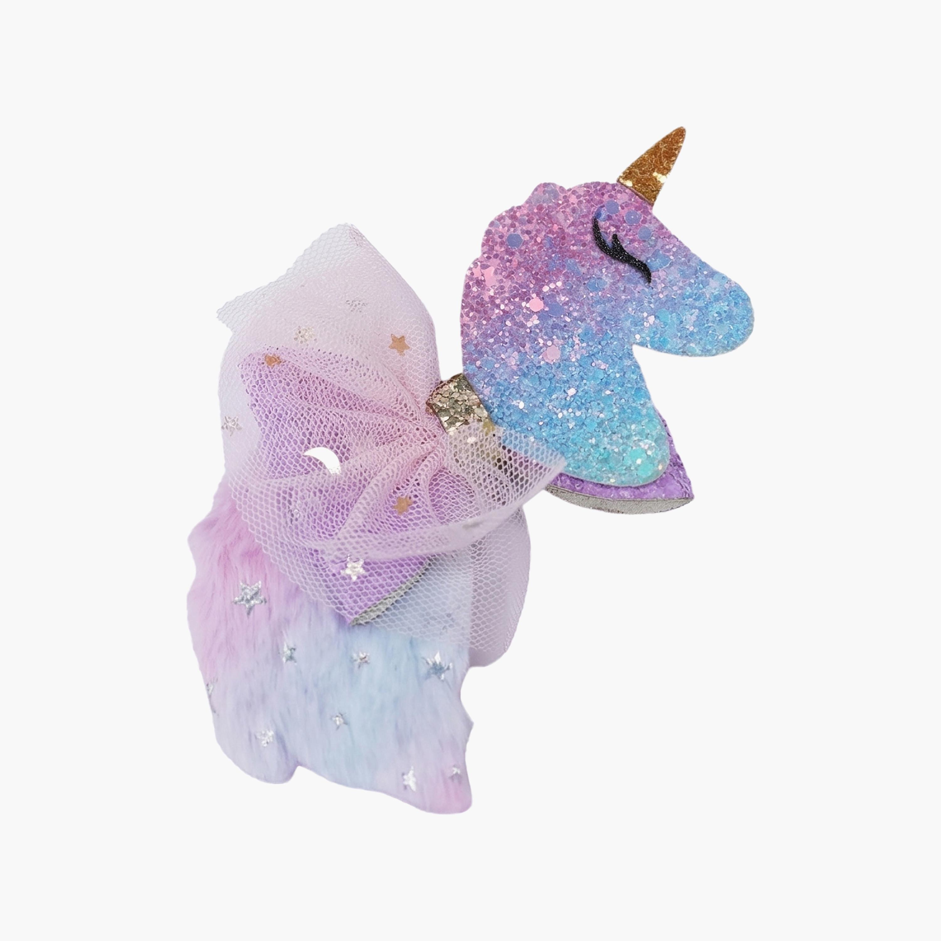 Little Luxuries Sparkle Unicorn Hairclip-girls-accessories-hairaccessories-image-1