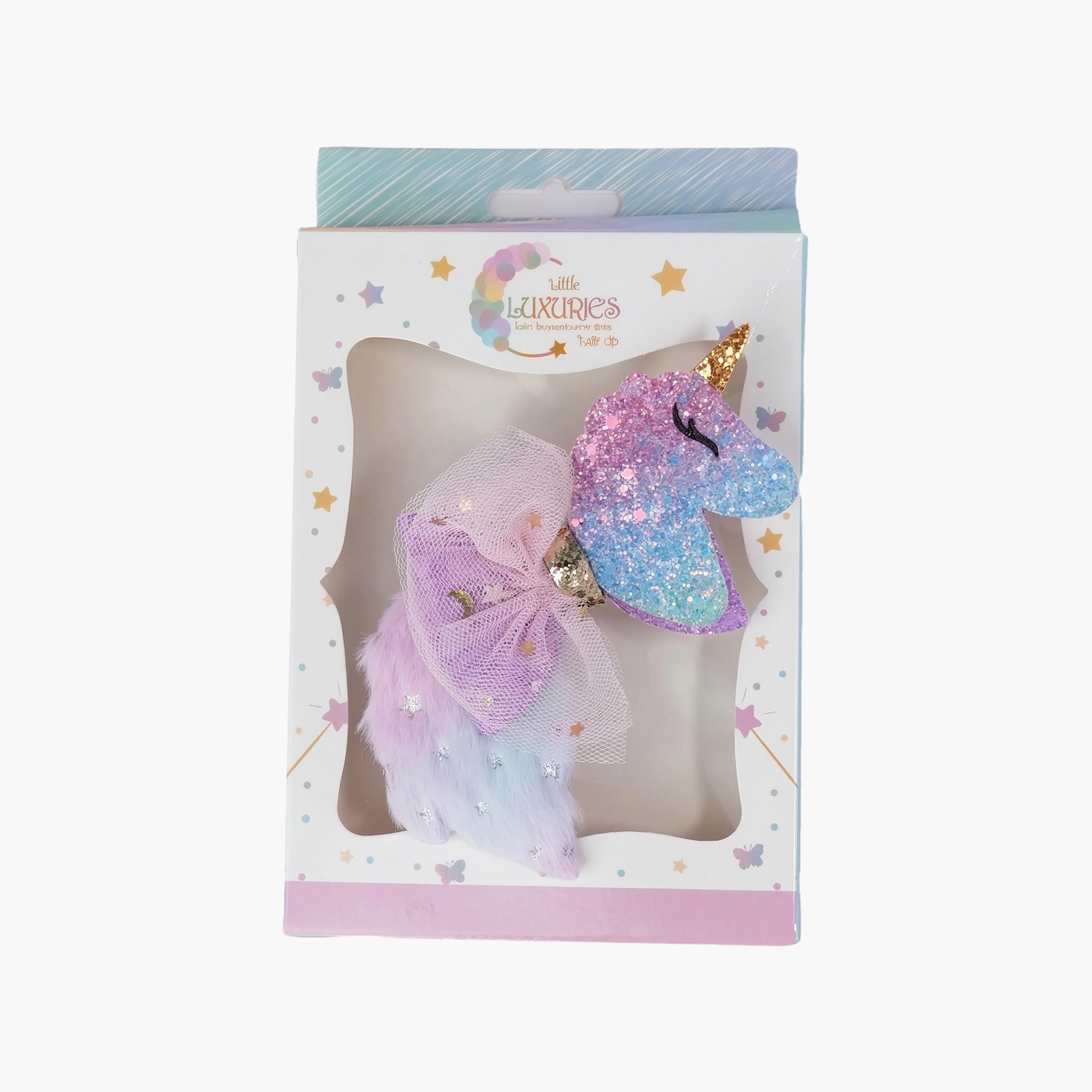 Little Luxuries Sparkle Unicorn Hairclip-girls-accessories-hairaccessories-image-4