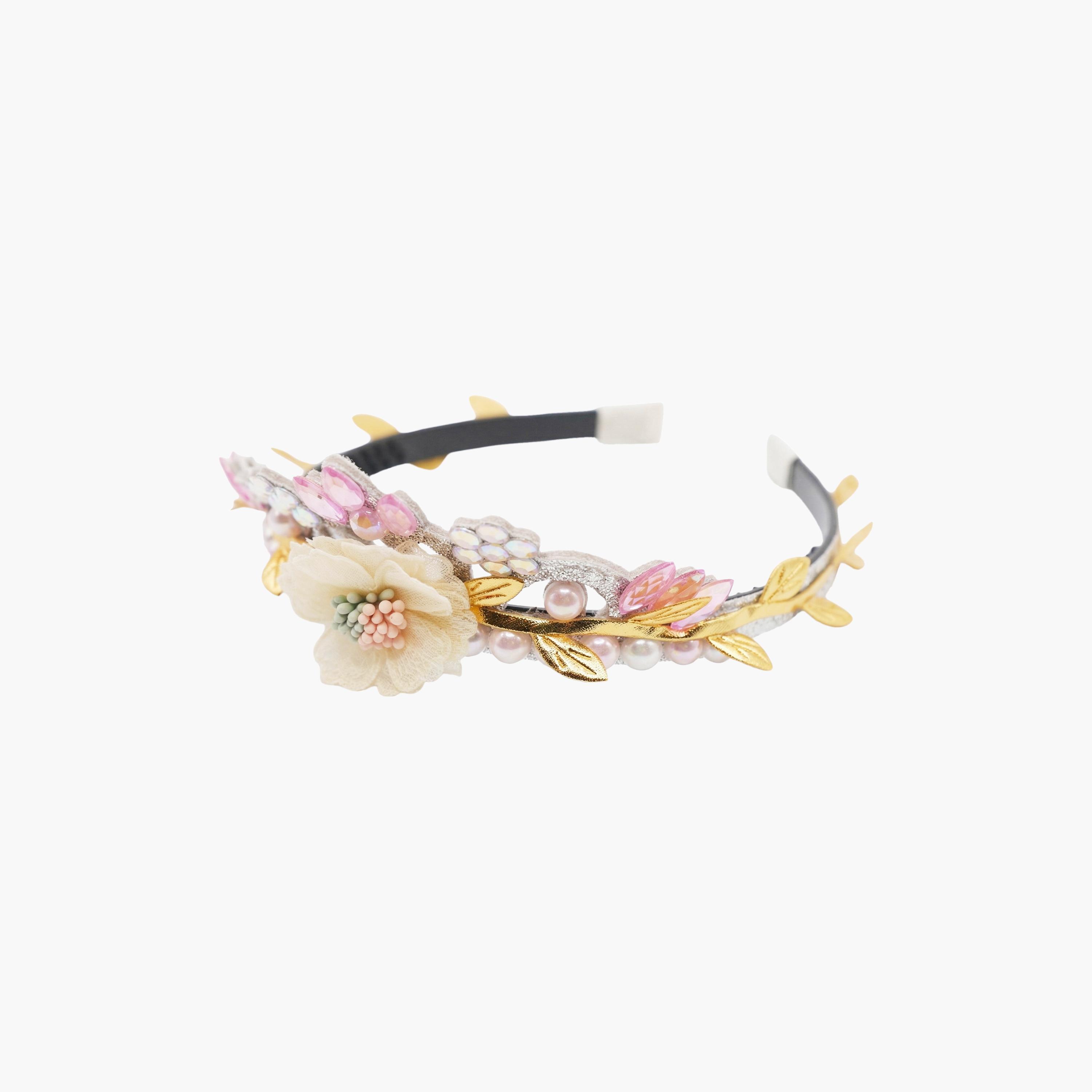 تاج شعر (تيارا) مزين بالزهور من ليتل لاكشريز-girls-accessories-hairaccessories-image-2