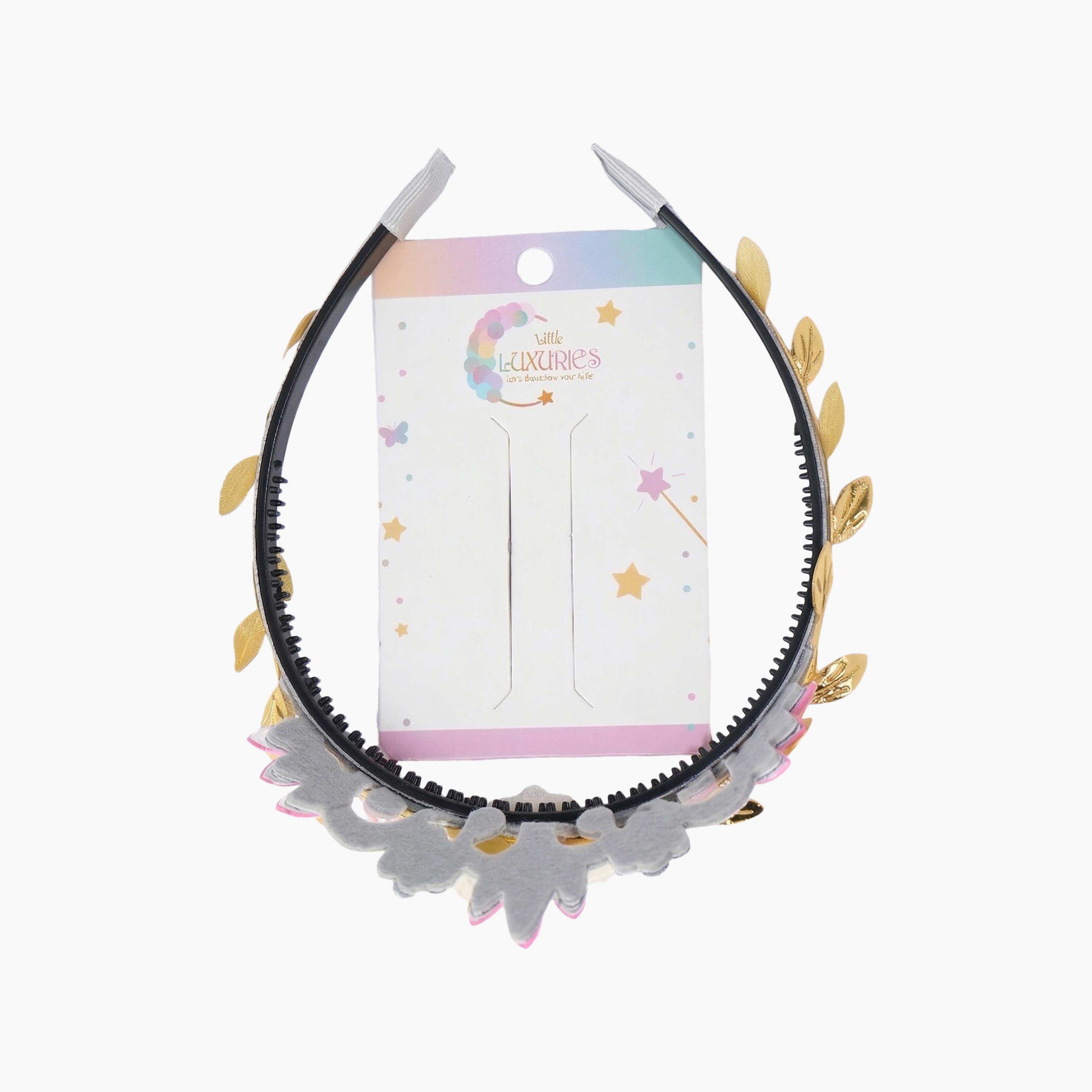 تاج شعر (تيارا) مزين بالزهور من ليتل لاكشريز-girls-accessories-hairaccessories-image-6
