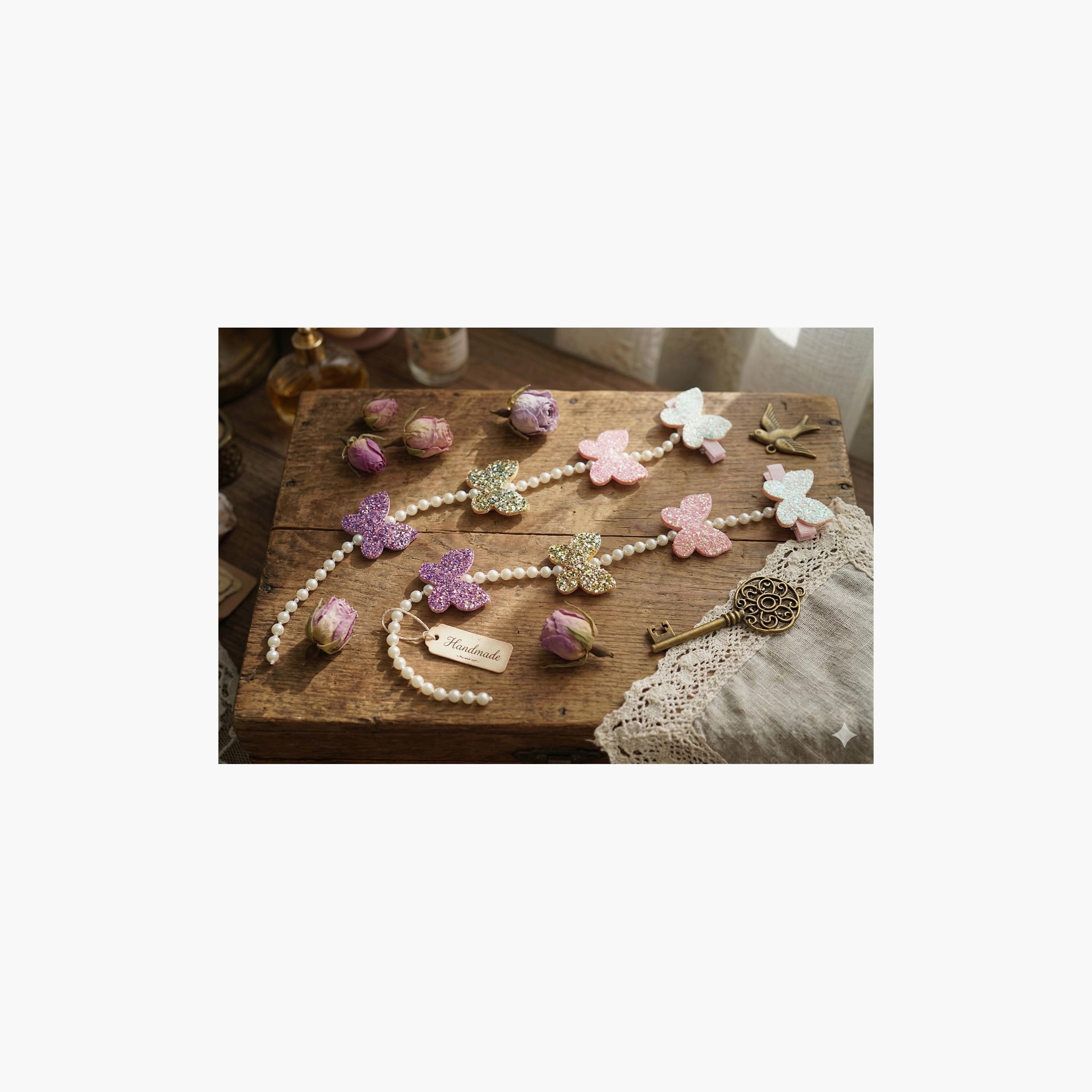 Little Luxuries Butterfly Hairclips Pair-girls-accessories-hairaccessories-image-2