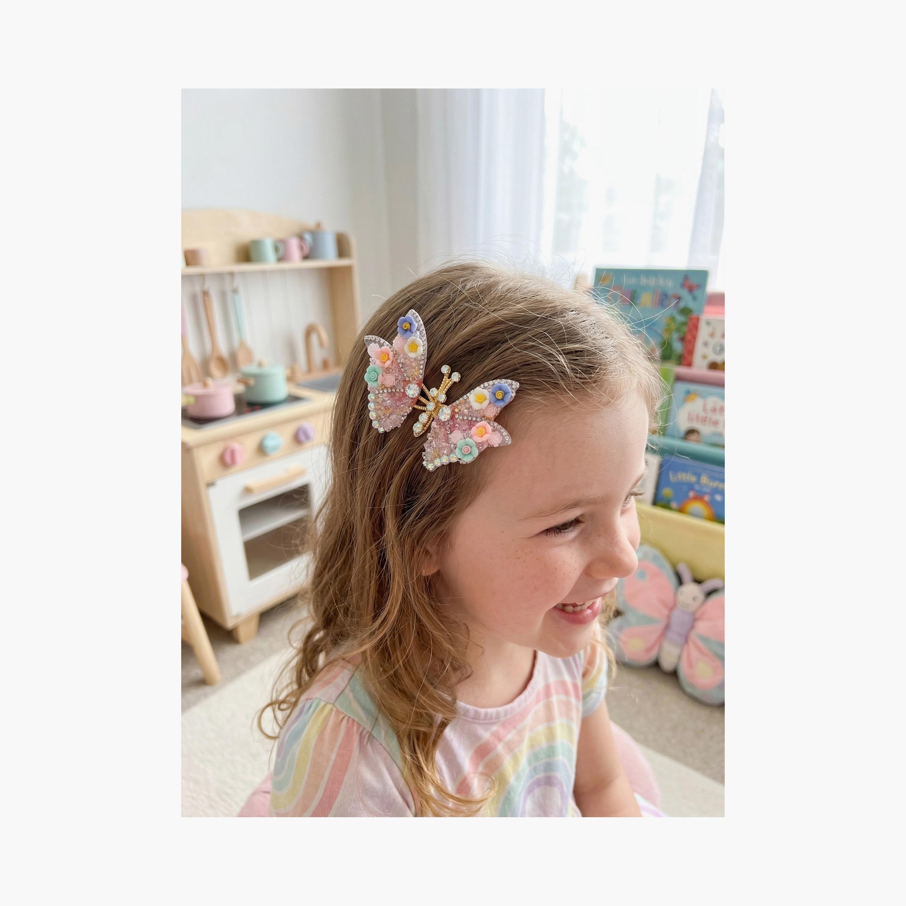 Little Luxuries Sparkle Butterfly Hairclip-girls-accessories-hairaccessories-image-3