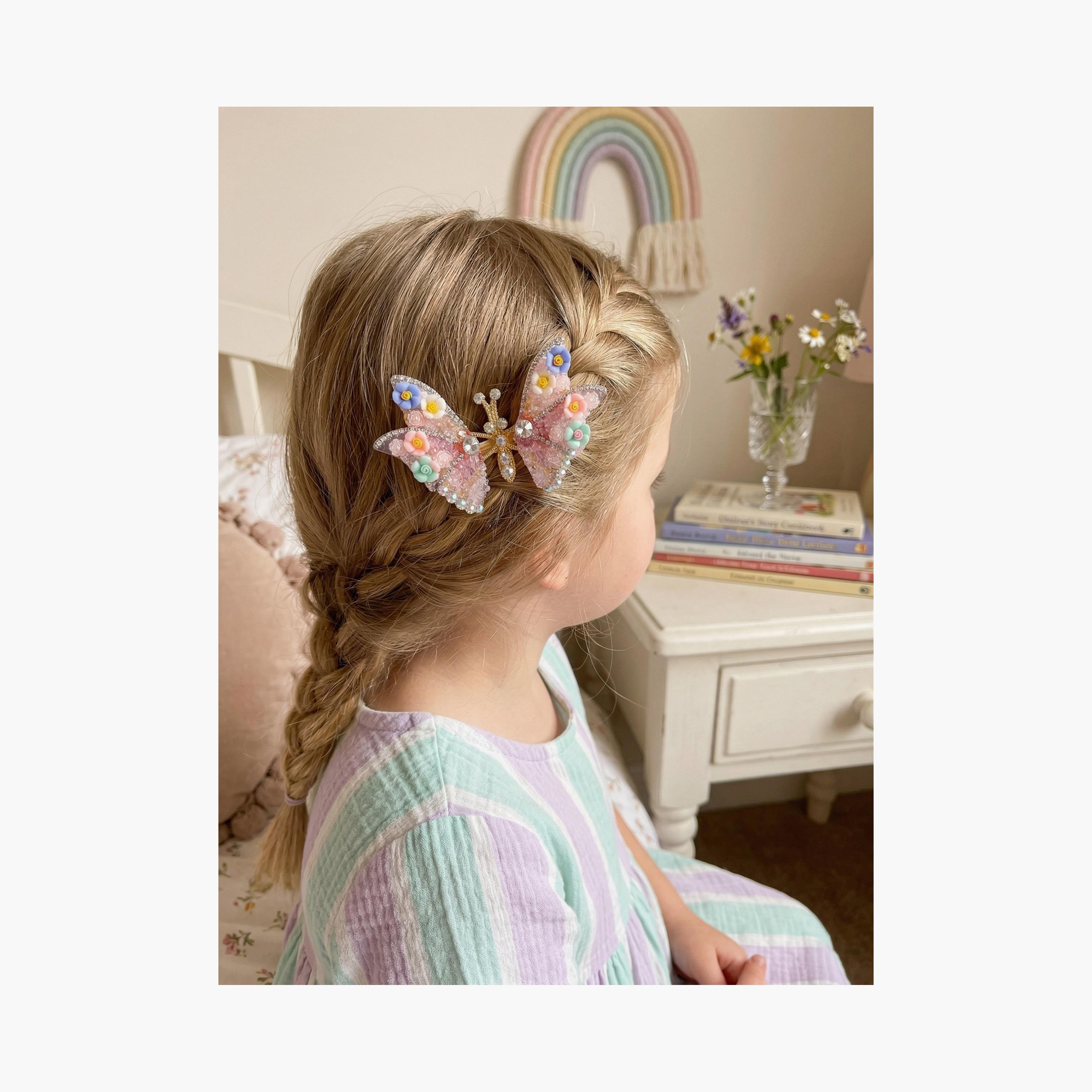 Little Luxuries Sparkle Butterfly Hairclip-girls-accessories-hairaccessories-image-4