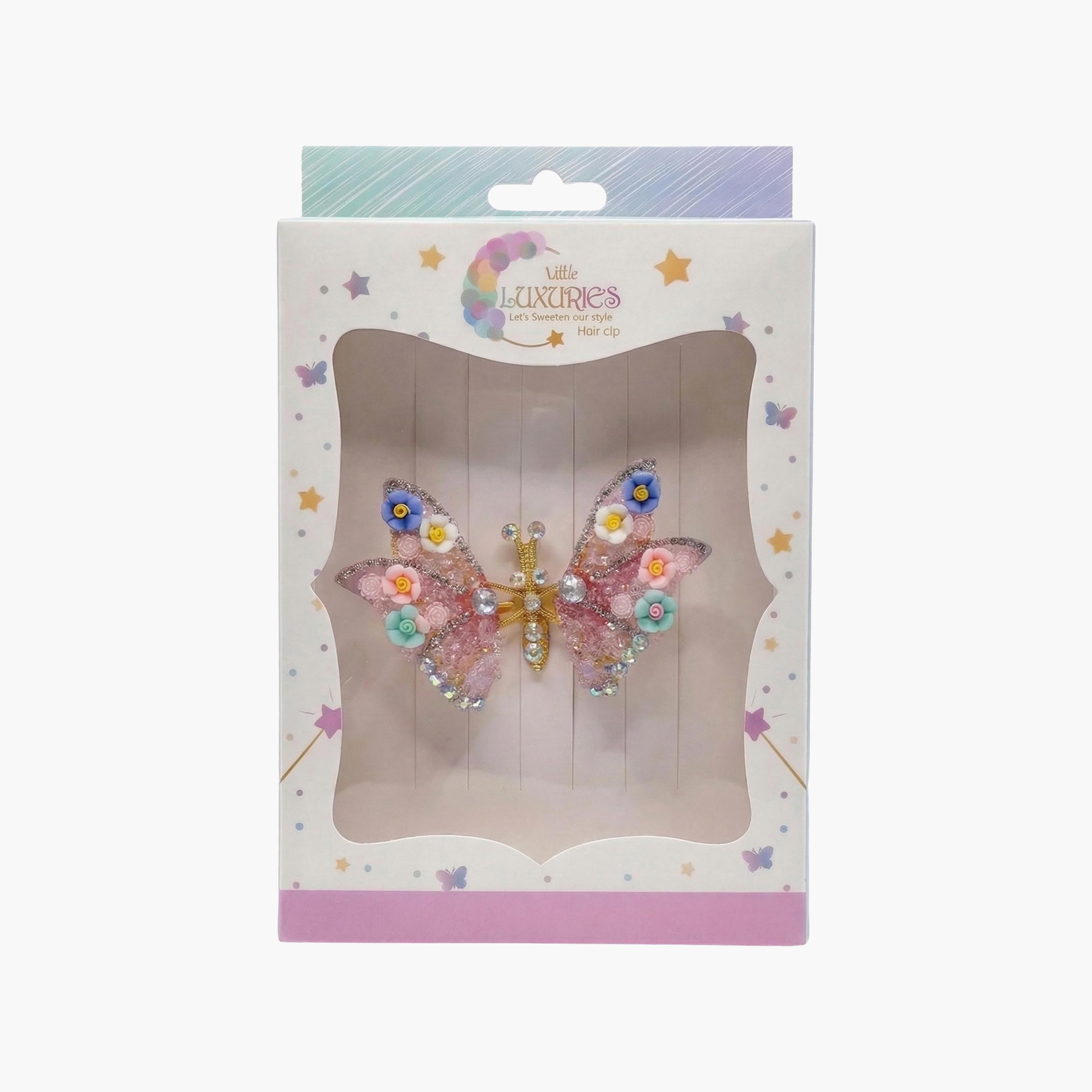 Little Luxuries Sparkle Butterfly Hairclip-girls-accessories-hairaccessories-image-5