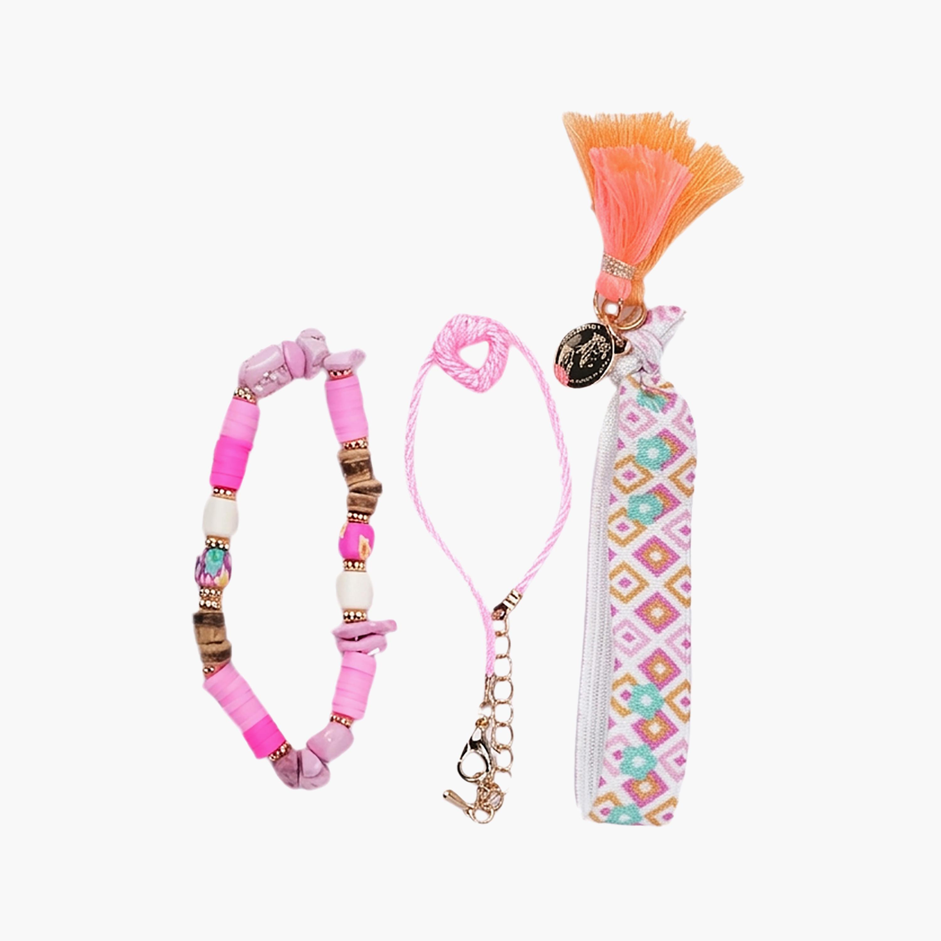 مجموعة أساور لطيفة مكونة من 3 قطع من ليتل لاكشريز-girls-accessories-jewellery-image-1