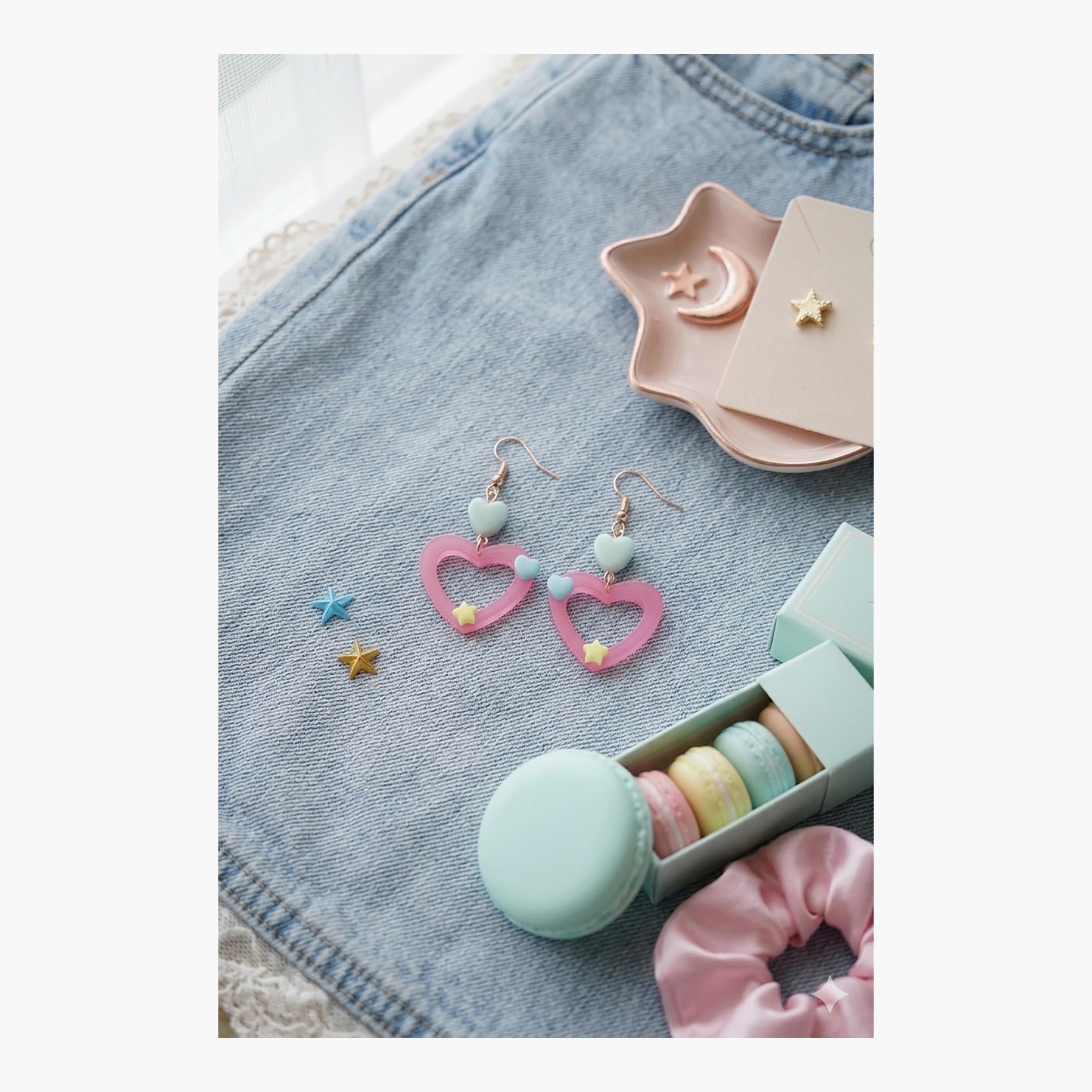زوج أقراط (حلقان) "الملاك الصغير" من ليتل لاكشريز-girls-accessories-jewellery-image-3