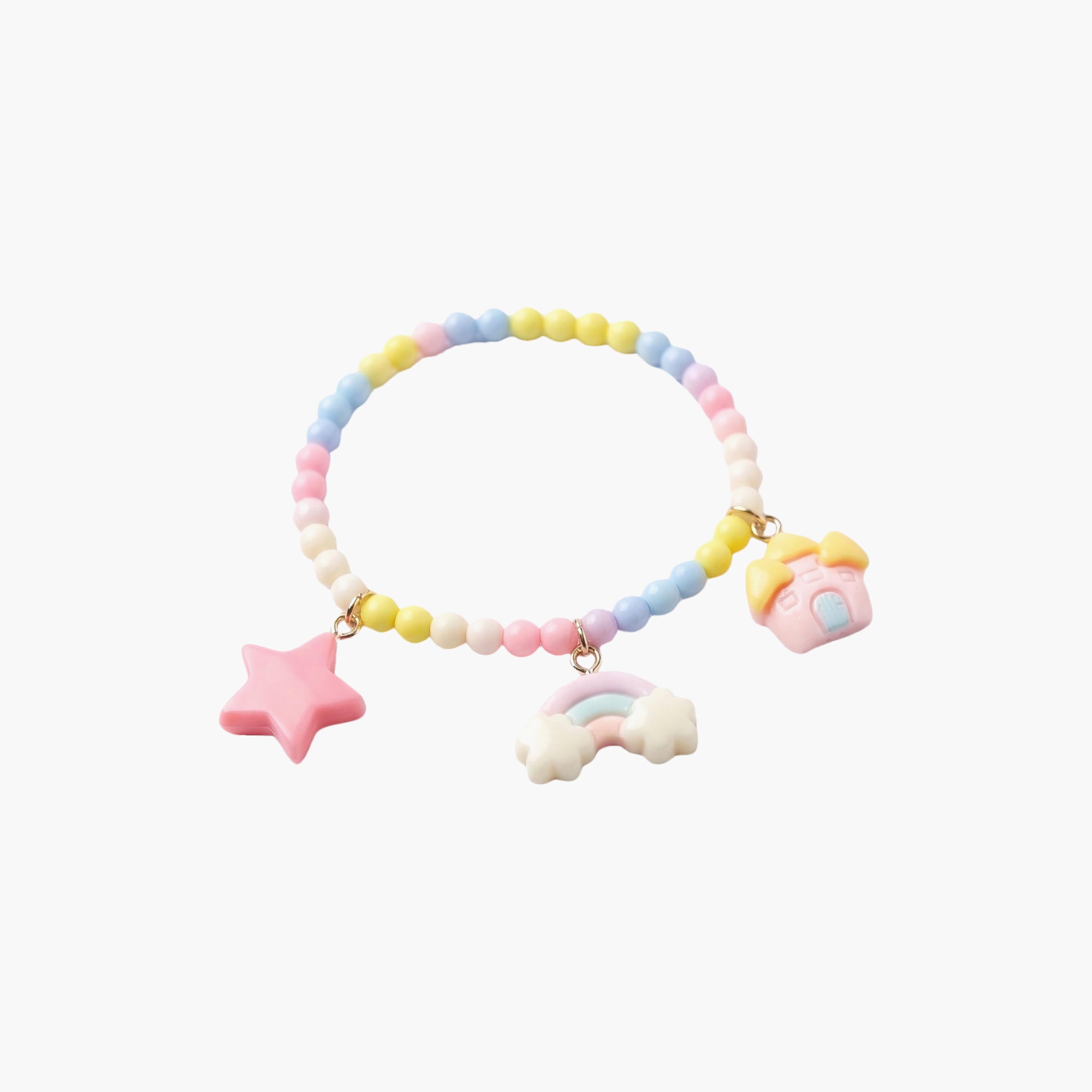 سوار (غويشة) على شكل قوس قزح ونجمة من ليتل لاكشريز-girls-accessories-jewellery-image-1