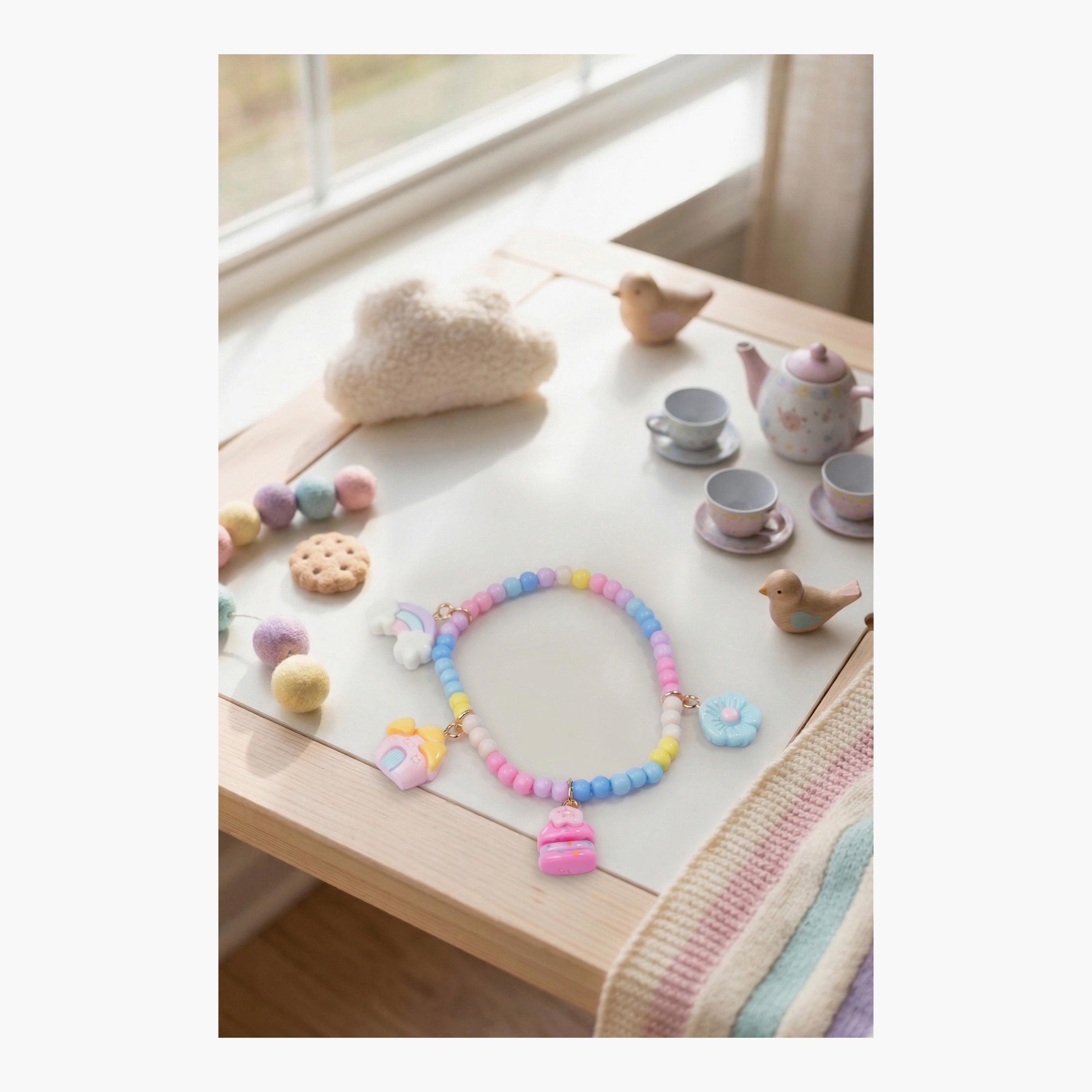سوار (غويشة) على شكل قوس قزح ونجمة من ليتل لاكشريز-girls-accessories-jewellery-image-3