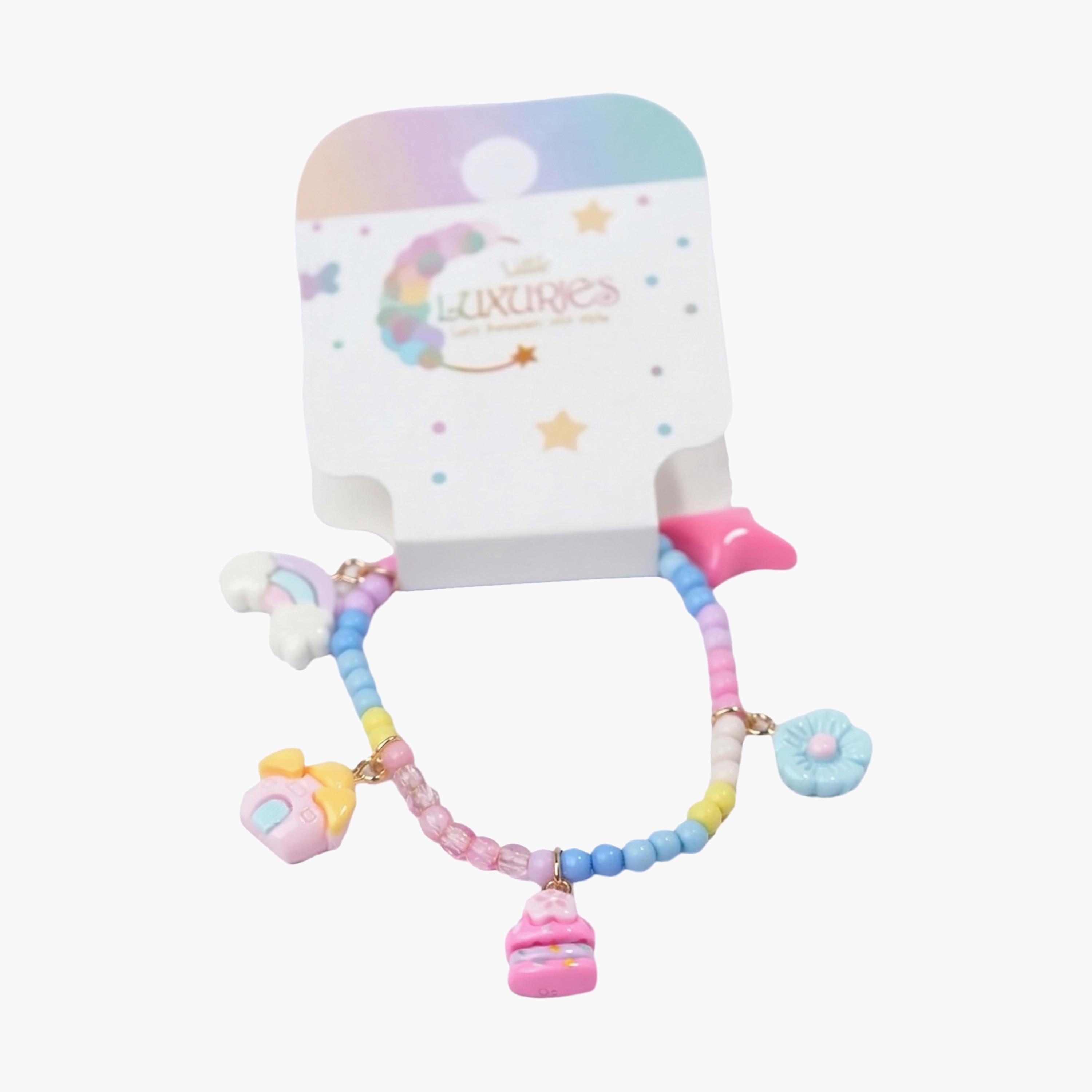سوار (غويشة) على شكل قوس قزح ونجمة من ليتل لاكشريز-girls-accessories-jewellery-image-5