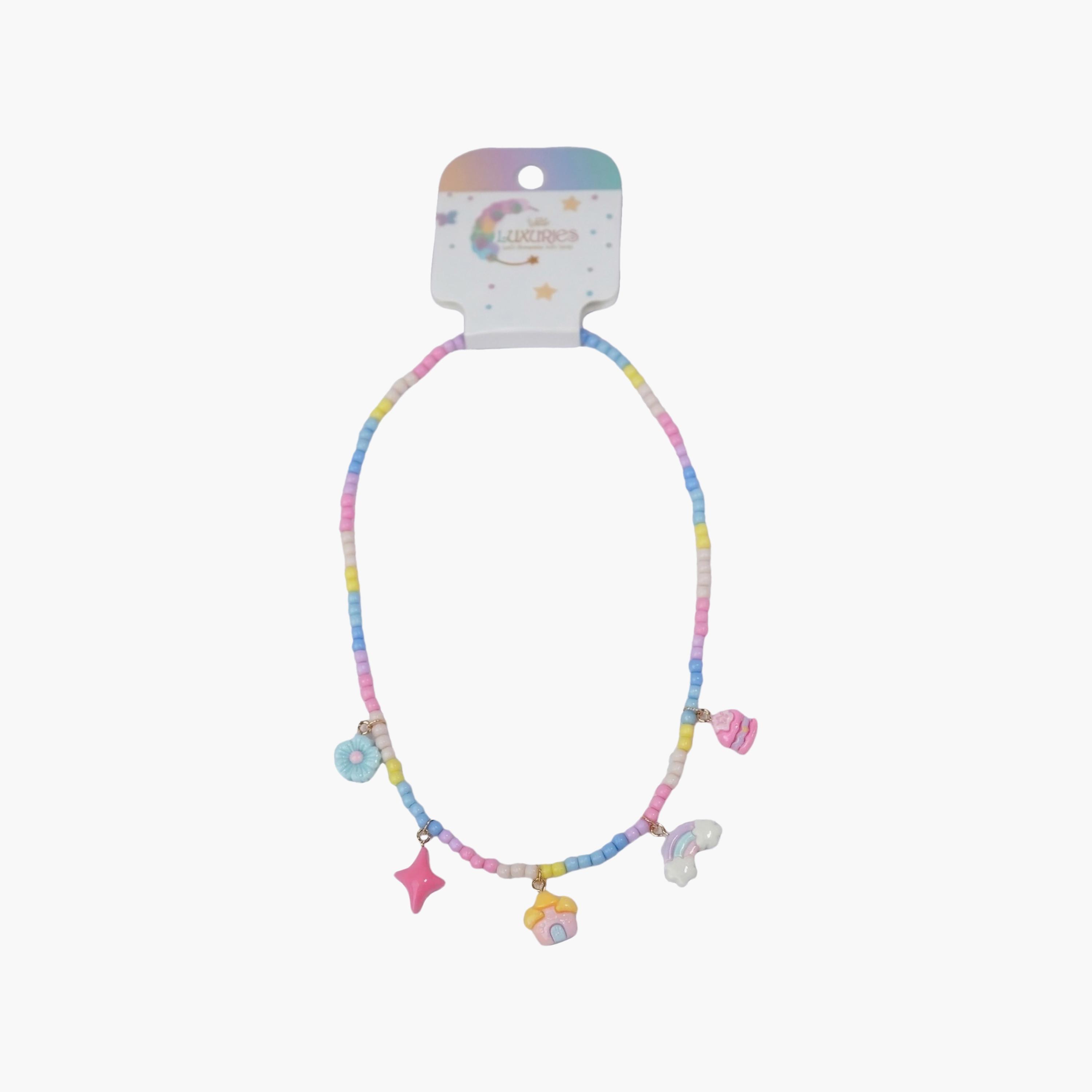 قلادة (عقد) من الخرز مع دلايات صغيرة من ليتل لاكشريز-girls-accessories-jewellery-image-5