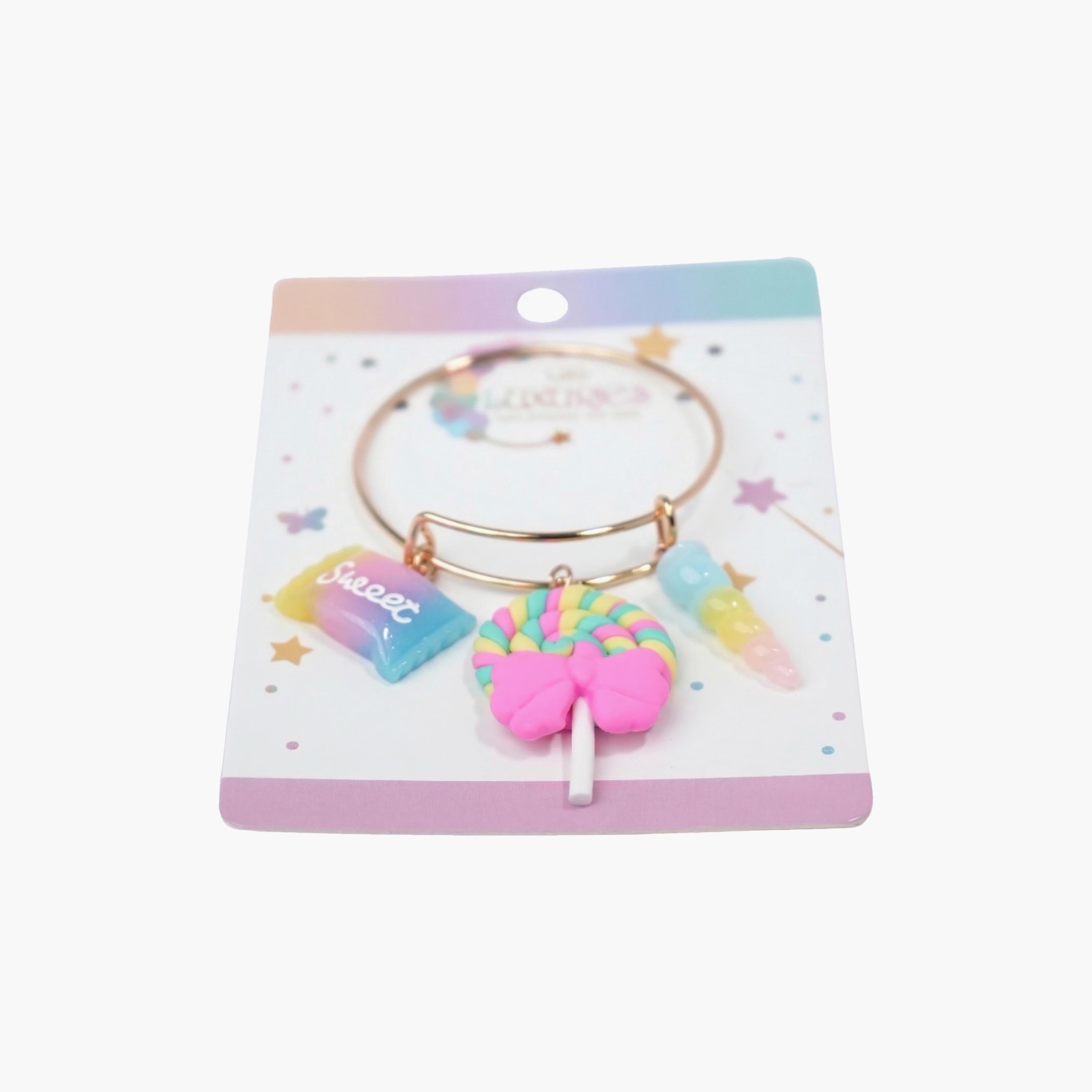 إسورة (غويشة) على شكل مصاصة حلوى لطيفة من ليتل لاكشريز-girls-accessories-jewellery-image-4