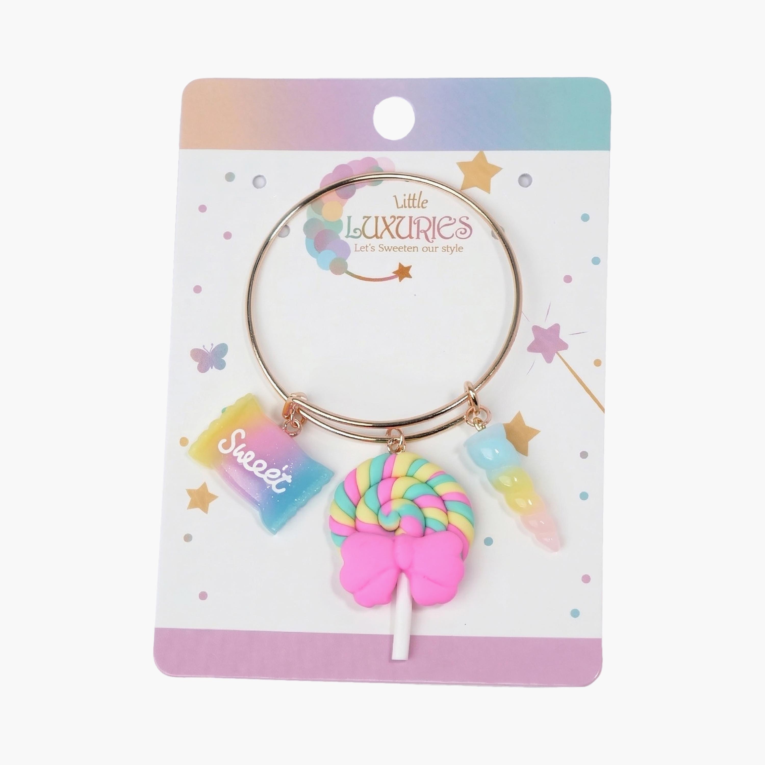 إسورة (غويشة) على شكل مصاصة حلوى لطيفة من ليتل لاكشريز-girls-accessories-jewellery-image-5