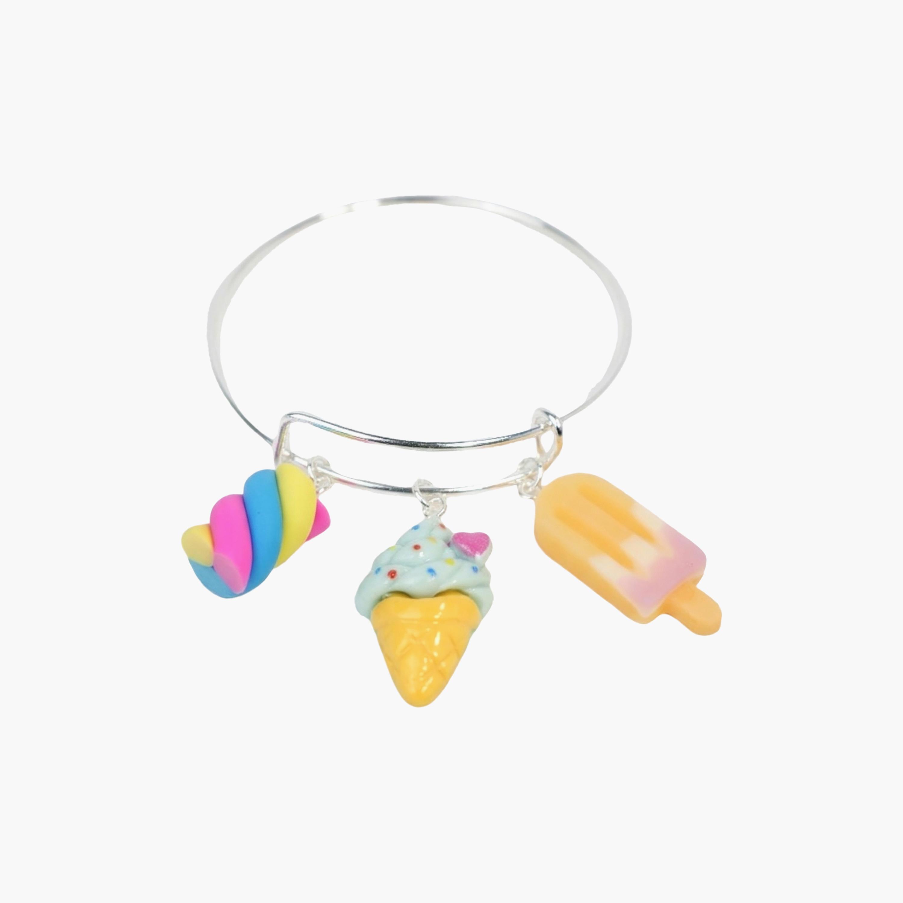 إسورة (غويشة) على شكل آيس كريم من ليتل لاكشريز-girls-accessories-jewellery-image-1