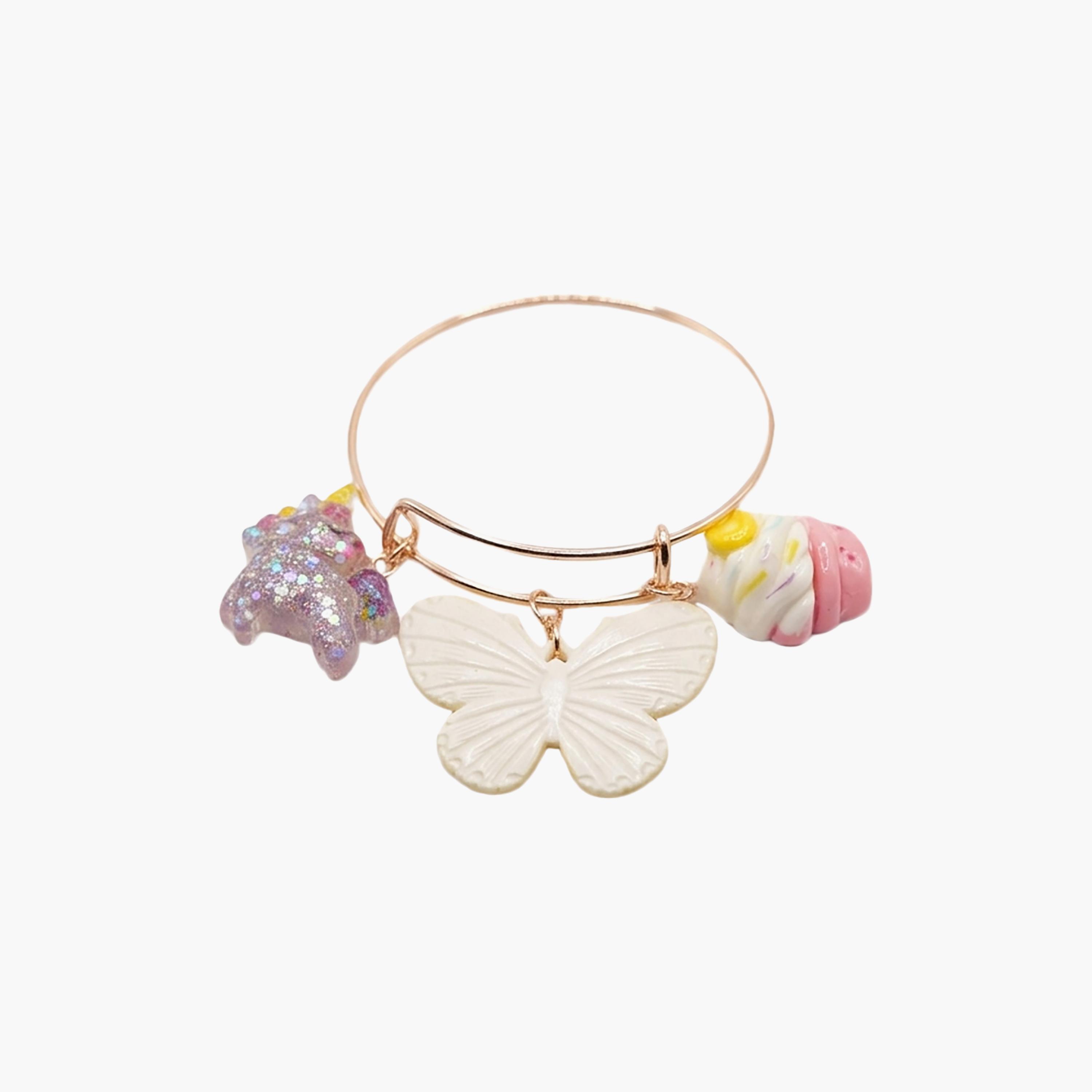 إسورة (غويشة) على شكل فراشة من ليتل لاكشريز-girls-accessories-jewellery-image-1