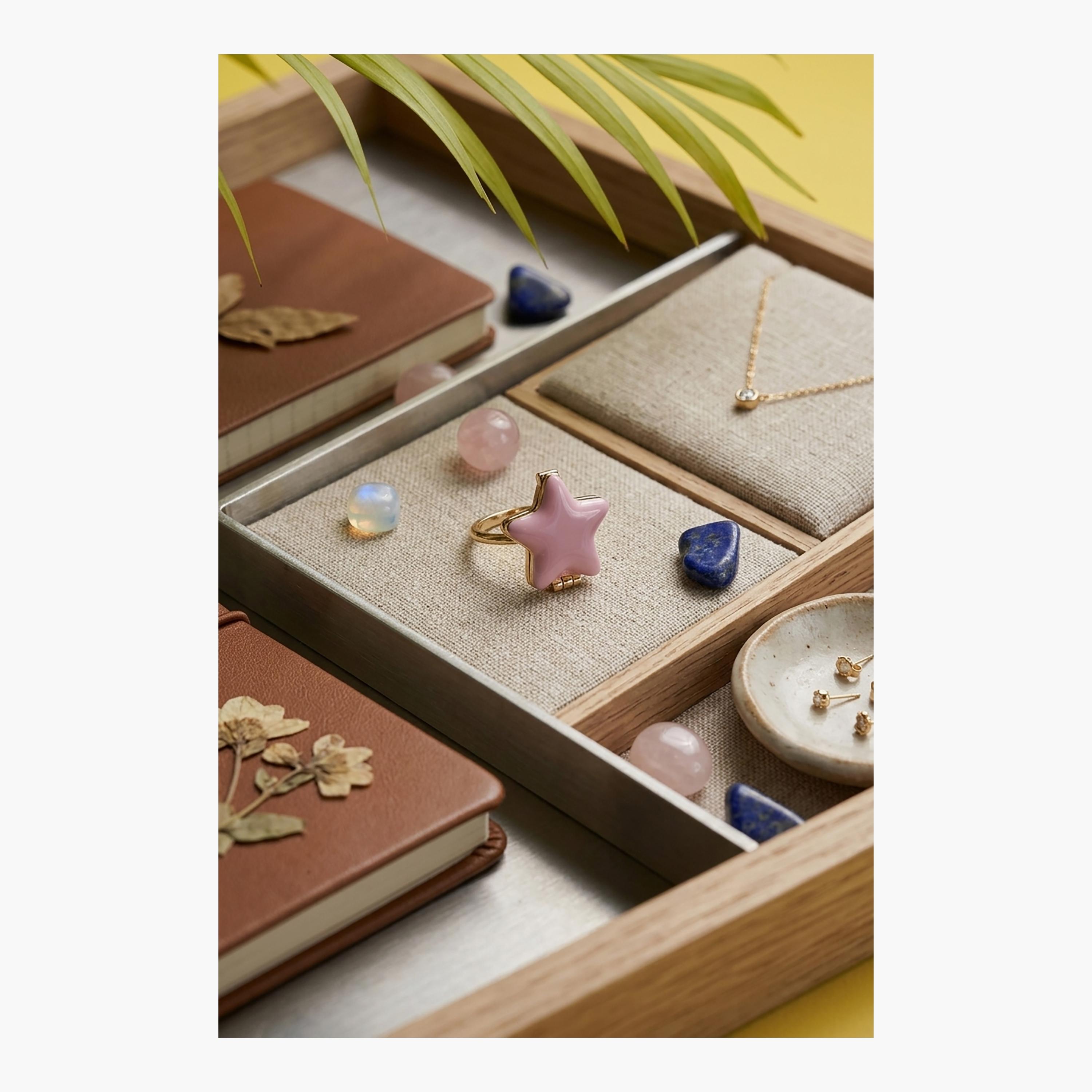 خاتم بدلاية تفتح (لوكِت) على شكل نجمة من ليتل لاكشريز-girls-accessories-jewellery-image-3