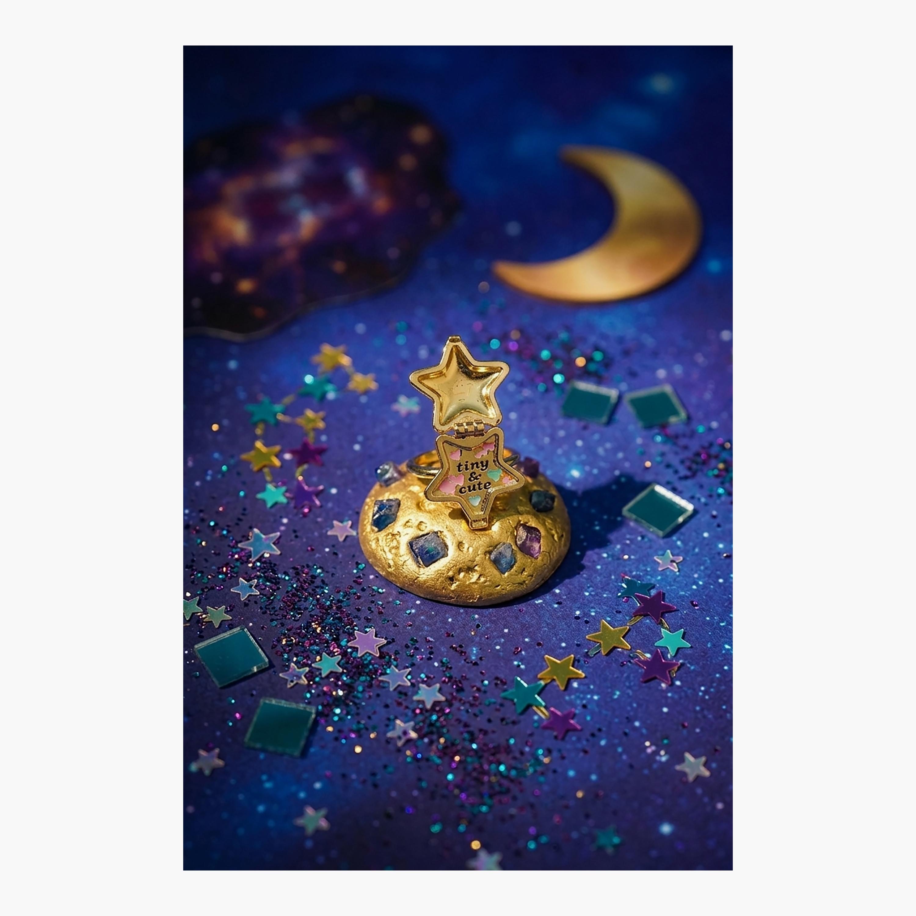 خاتم بدلاية تفتح (لوكِت) على شكل نجمة من ليتل لاكشريز-girls-accessories-jewellery-image-4