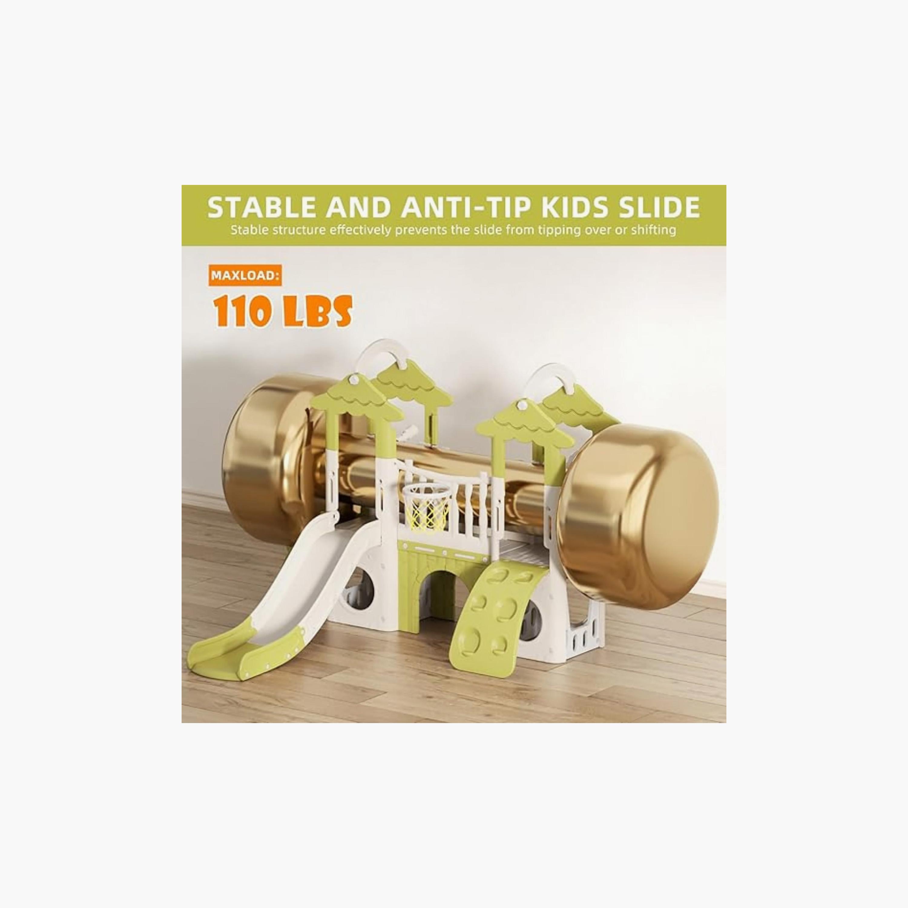 Little Angel 9-In-1 Outdoor Slide Playset-toys-outdoor-slidesandswings-image-6
