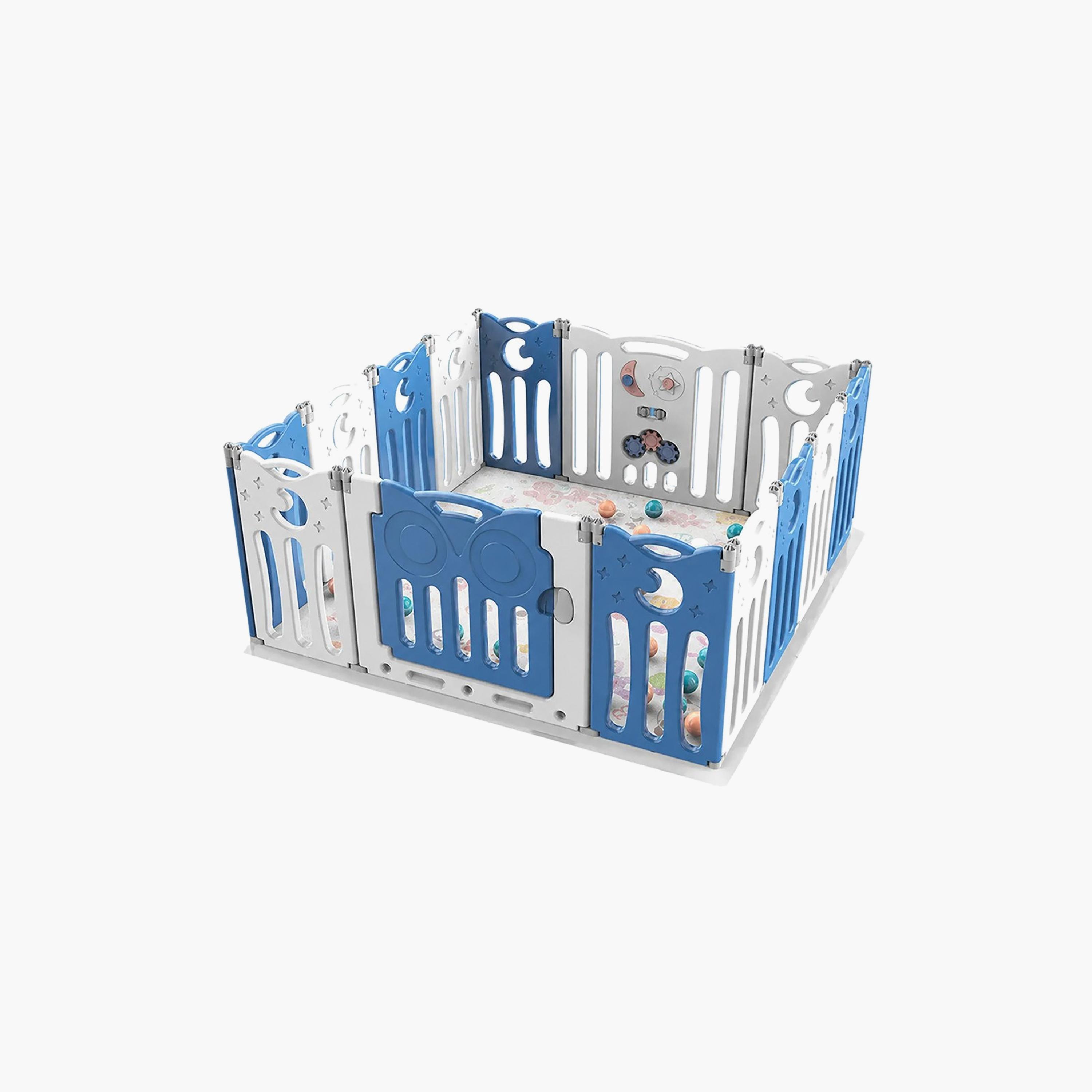 Little Angel 14-Piece Foldable Playpen with Fence-baby-infantactivity-playpensandplaymats-image-1