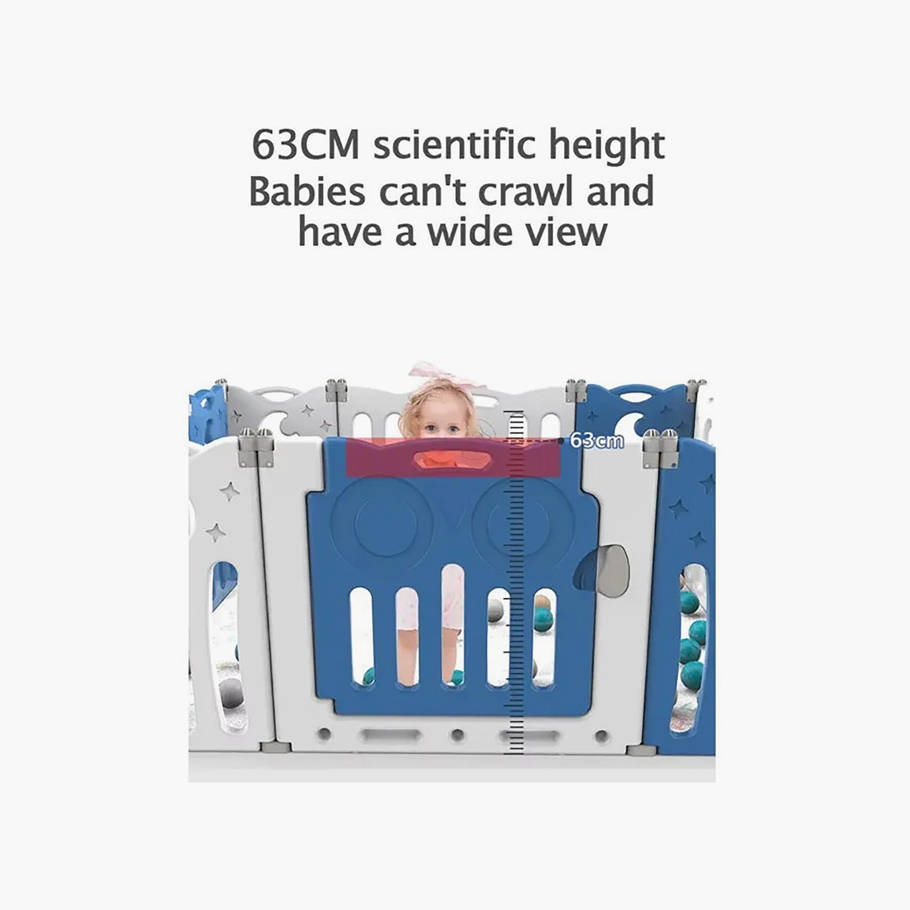 بيت لعب قابلة للطي مكونة من 18 قطعة مع سياج من ليتل أنجل-baby-infantactivity-playpensandplaymats-image-5