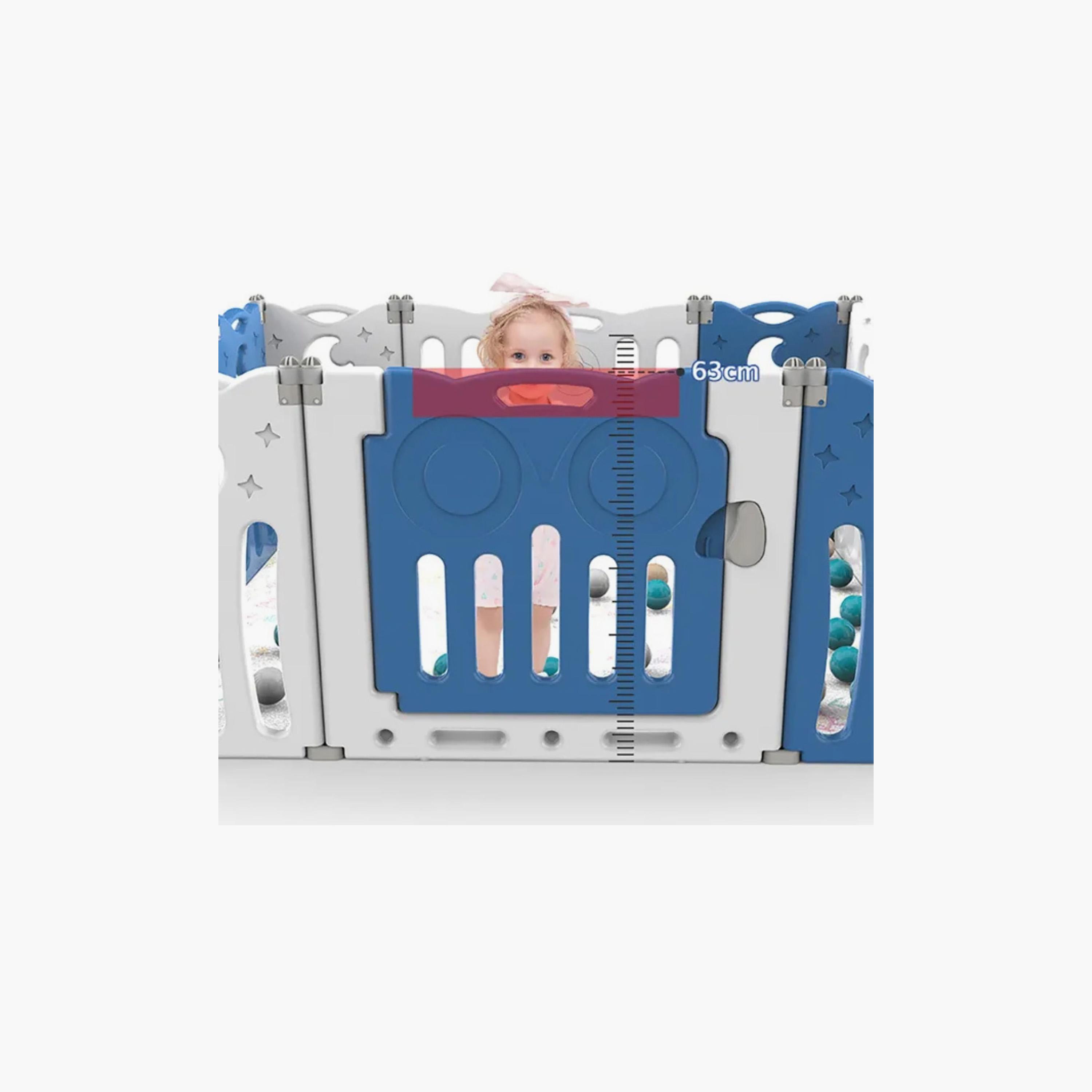 Little Angel 18-Piece Foldable Playpen with Fence-baby-infantactivity-playpensandplaymats-image-6