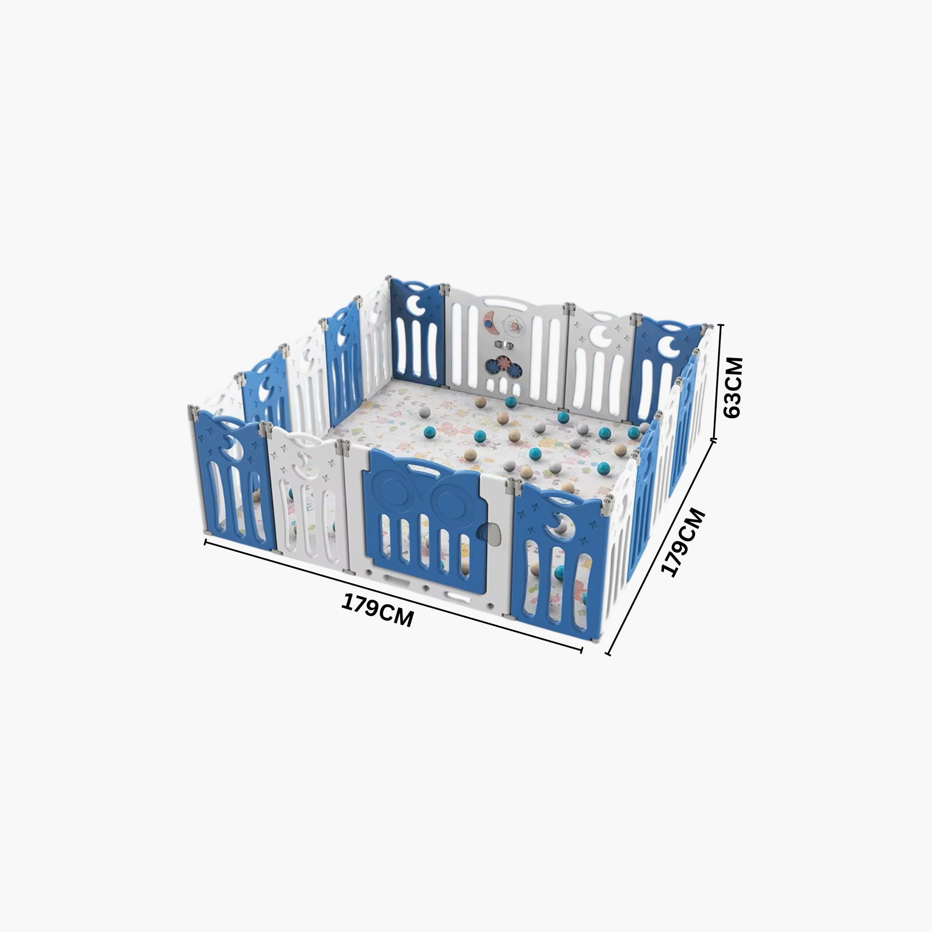 Little Angel 18-Piece Foldable Playpen with Fence-baby-infantactivity-playpensandplaymats-image-8