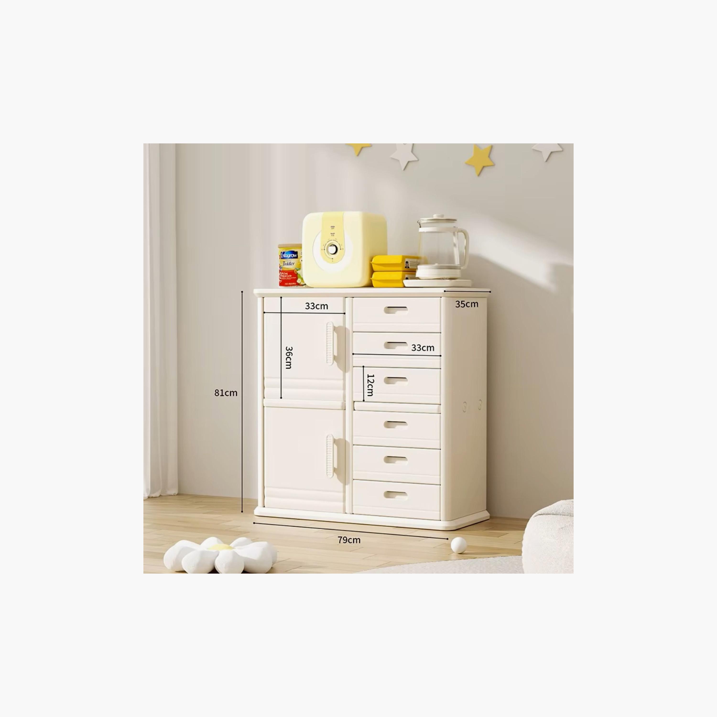 Little Angel Storage Rack Organizer Cabinet with Drawers & Shelves-baby-nursery-furniture-wardrobesandstorage-image-8